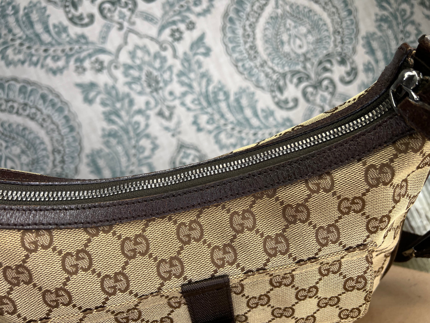 Gucci Canvas Crossbody Bag