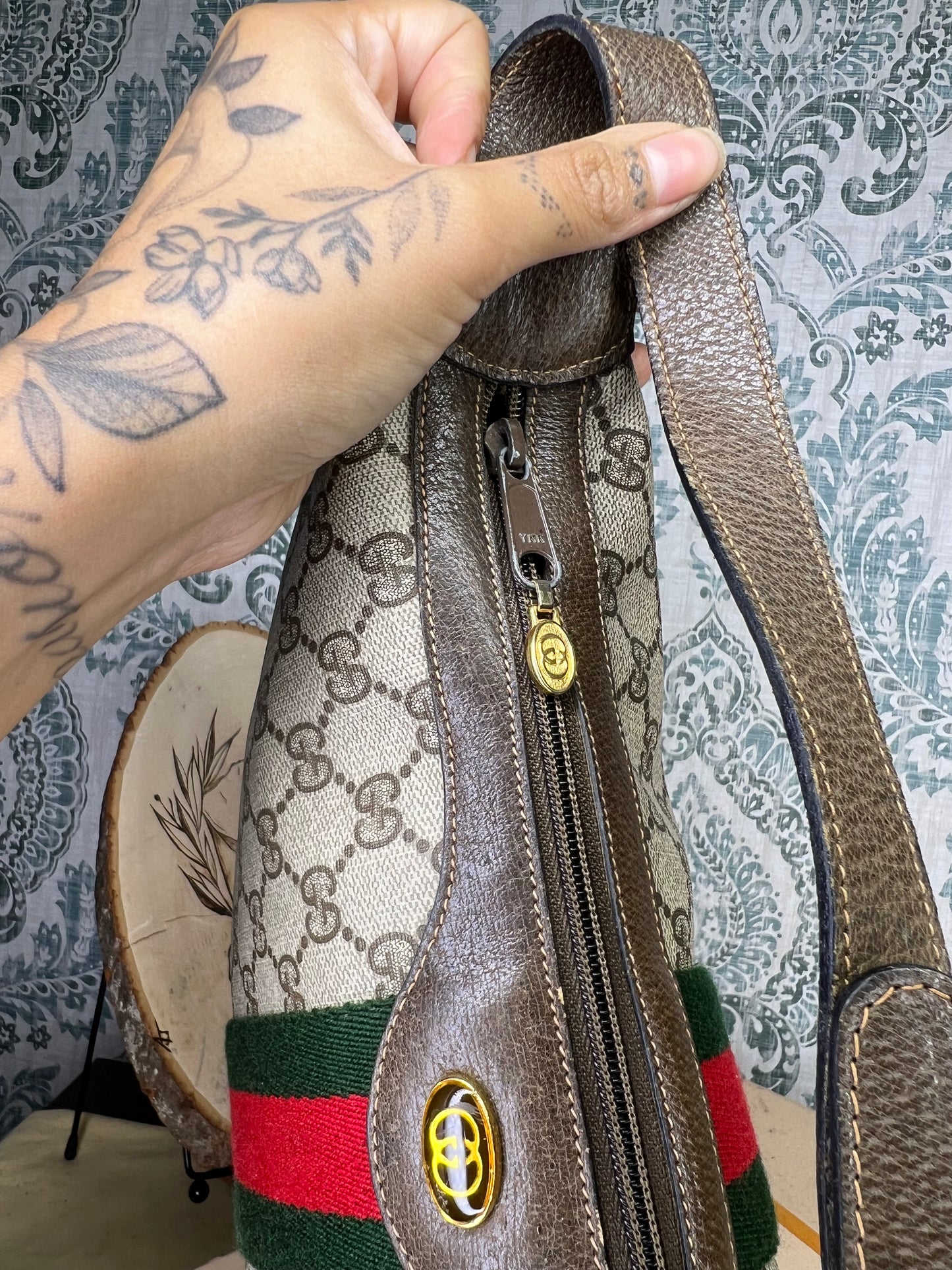 Gucci Vintage Sherry Line Ophidia Bag