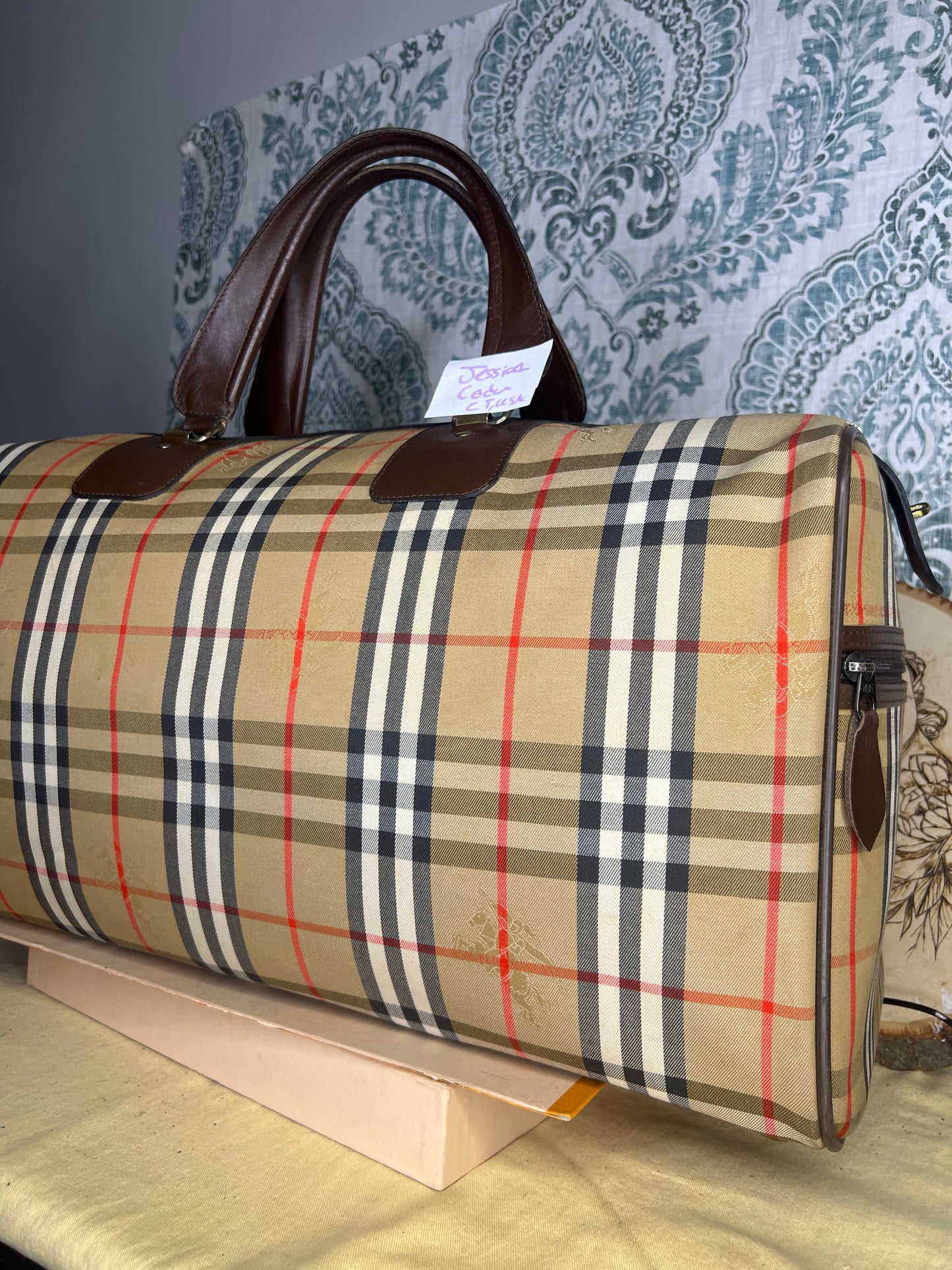Burberry Nova Check Duffle