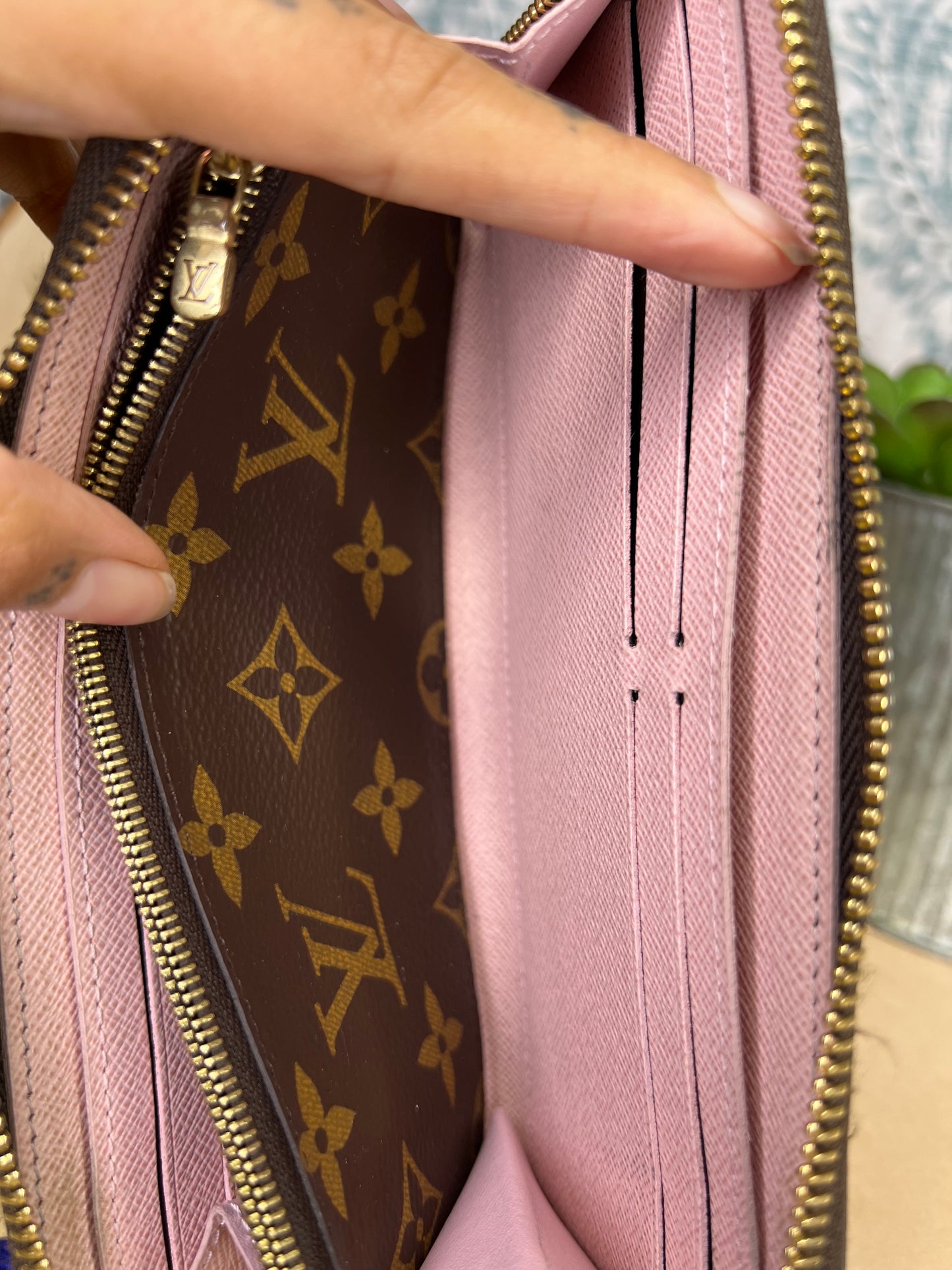Rose Ballerine Clemence Wallet