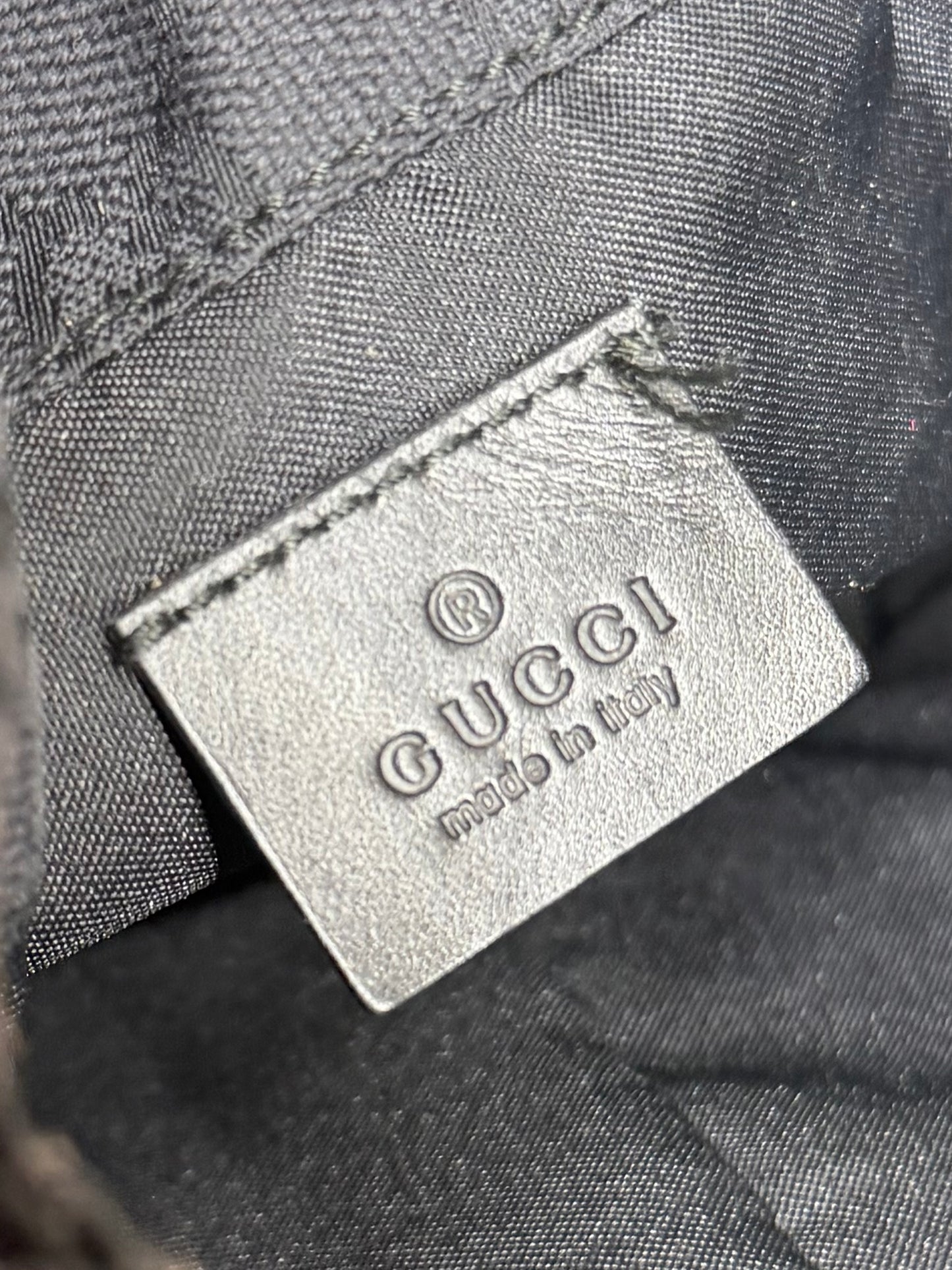 Gucci Black Drawstring Pouch