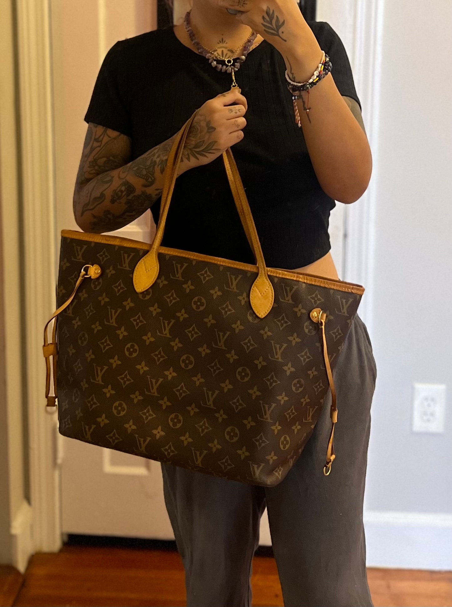 Louis Vuitton Neverfull Pivoine