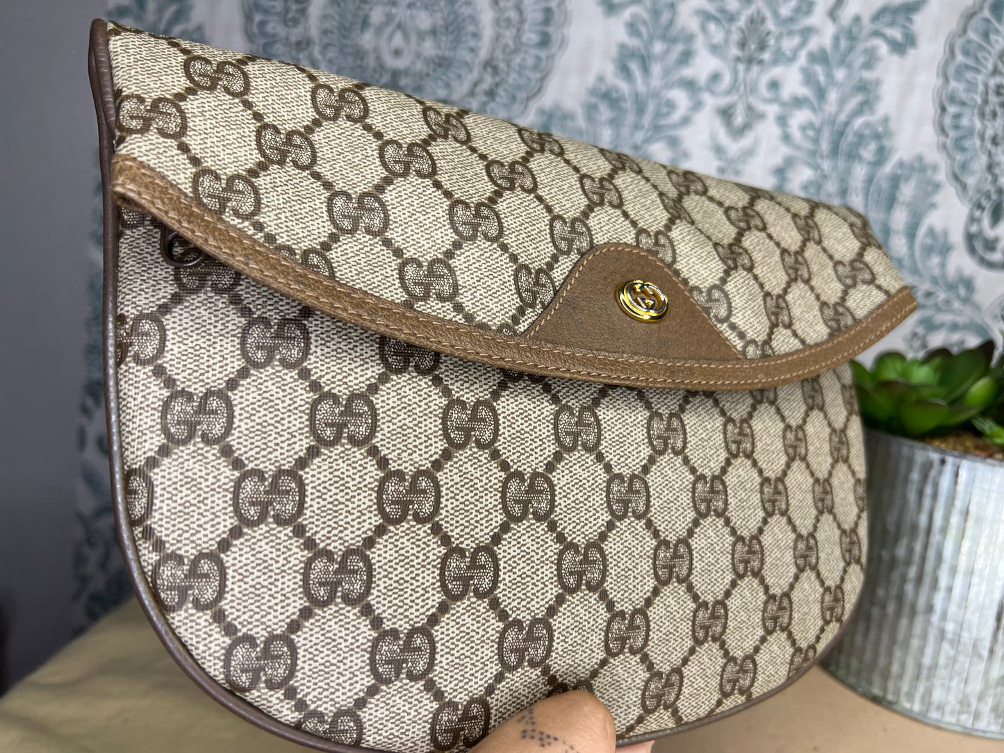 Gucci Canvas Clutch