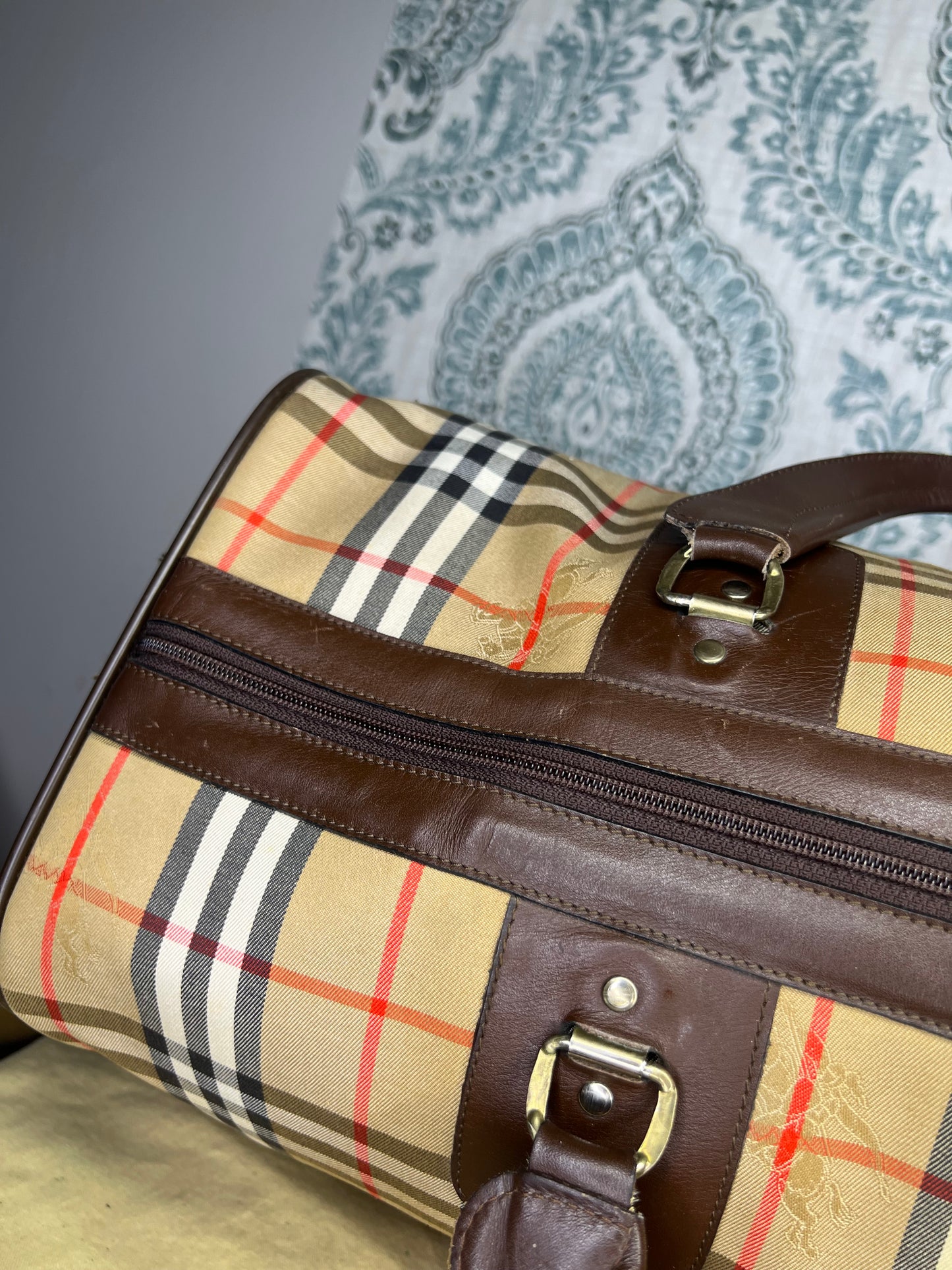 Burberry Nova Check Duffle