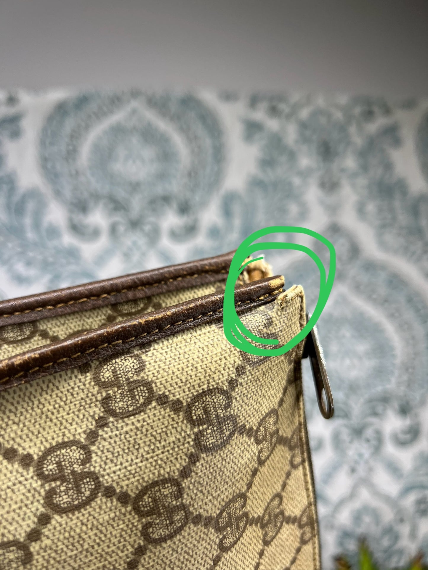 Gucci Vintage Brown Clutch