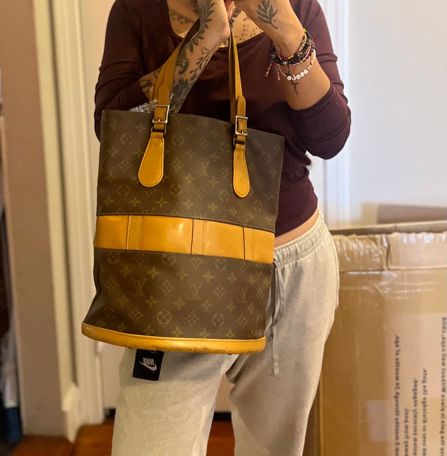 Louis Vuitton French Company Bucket GM