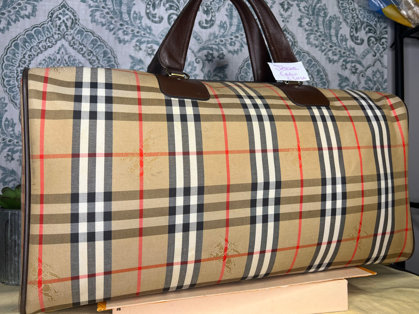 Burberry Nova Check Duffle