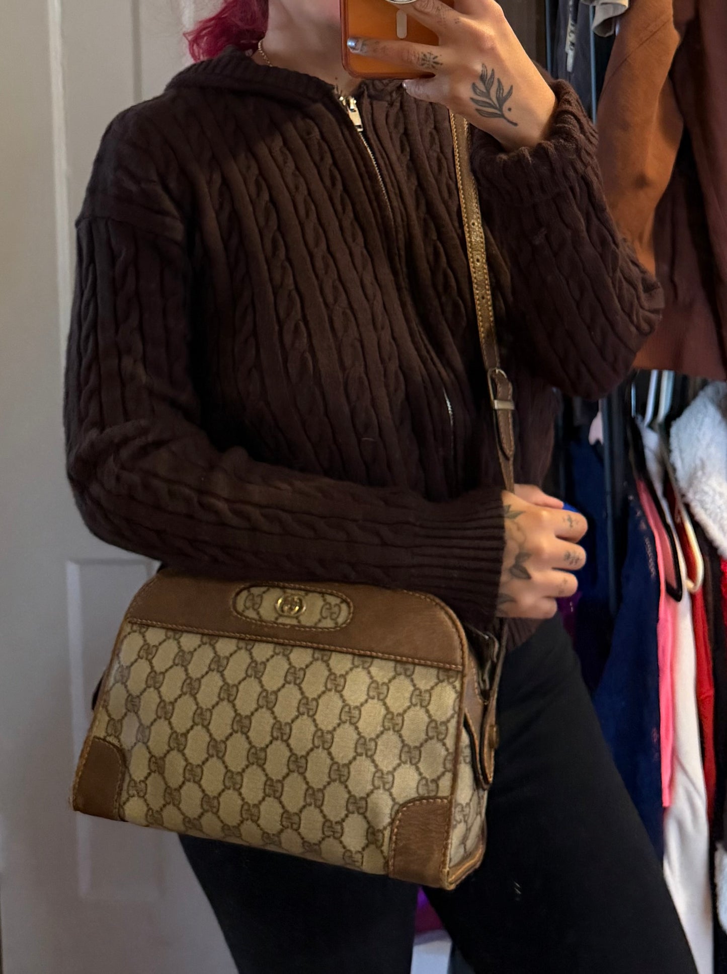 Gucci Supreme Vintage Purse