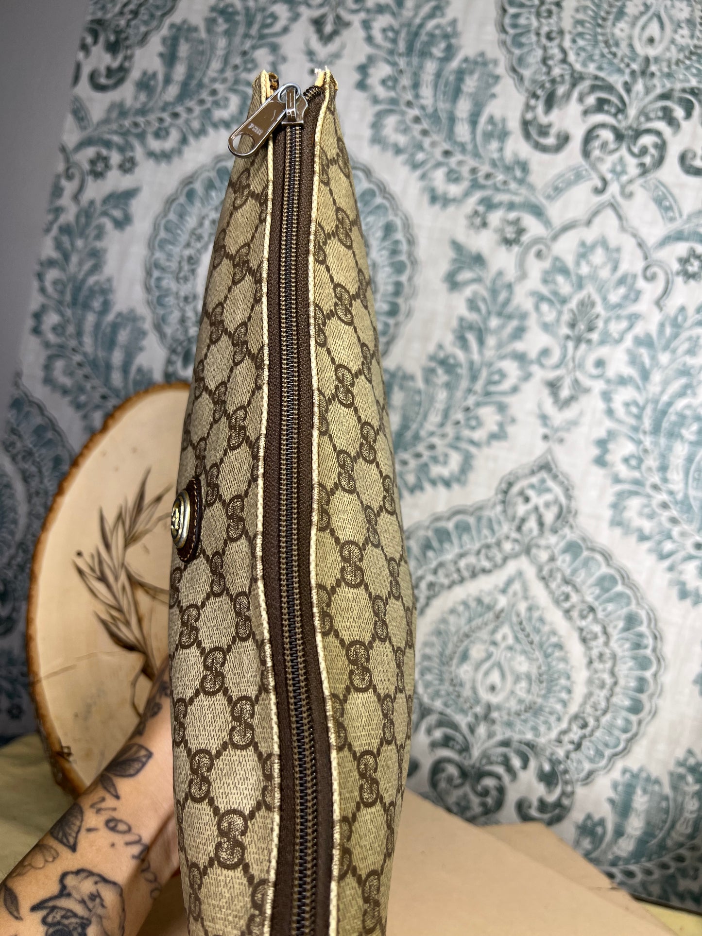Gucci Vintage Brown Clutch