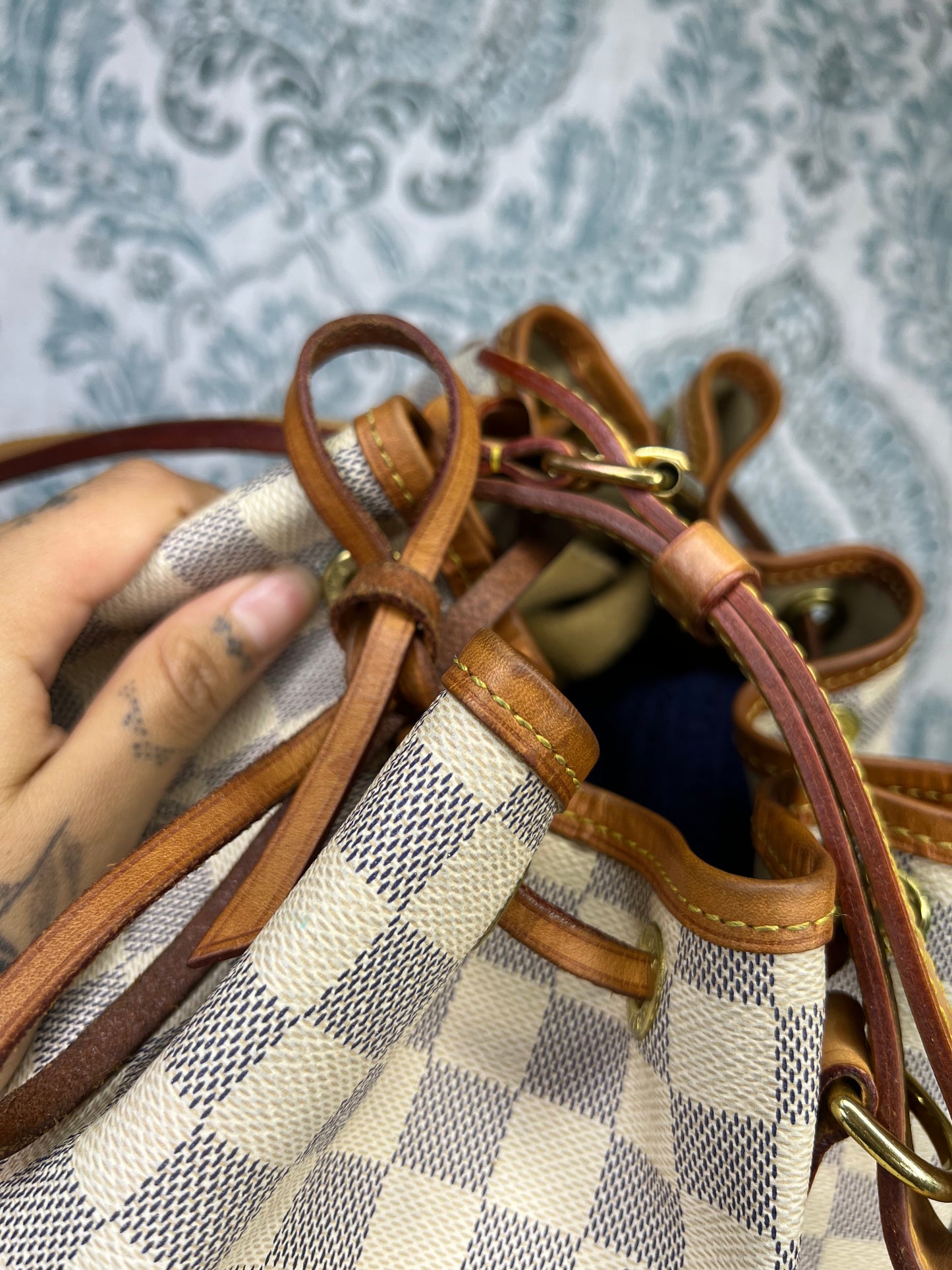 Damier Azur Noe GM