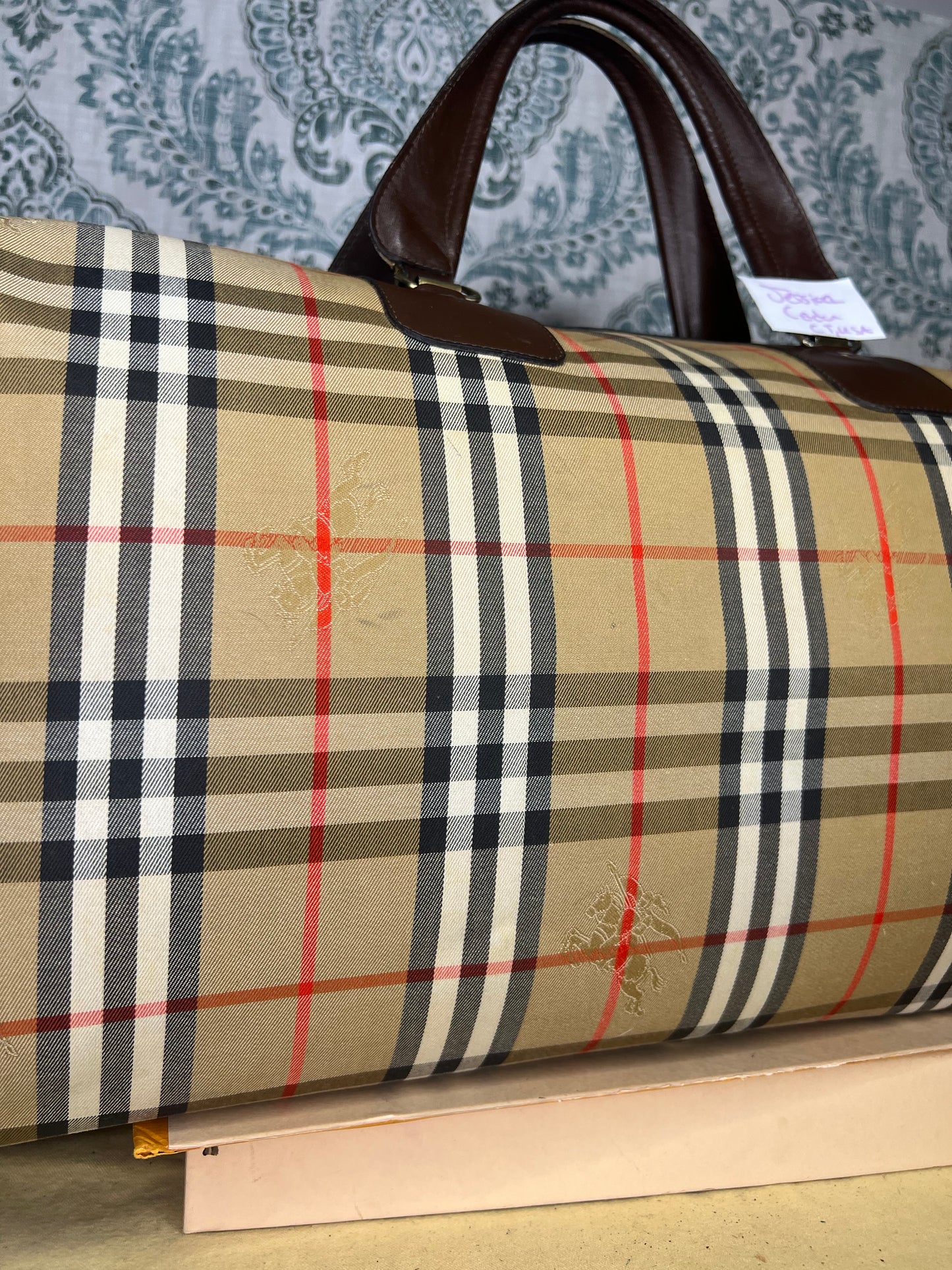 Burberry Nova Check Duffle