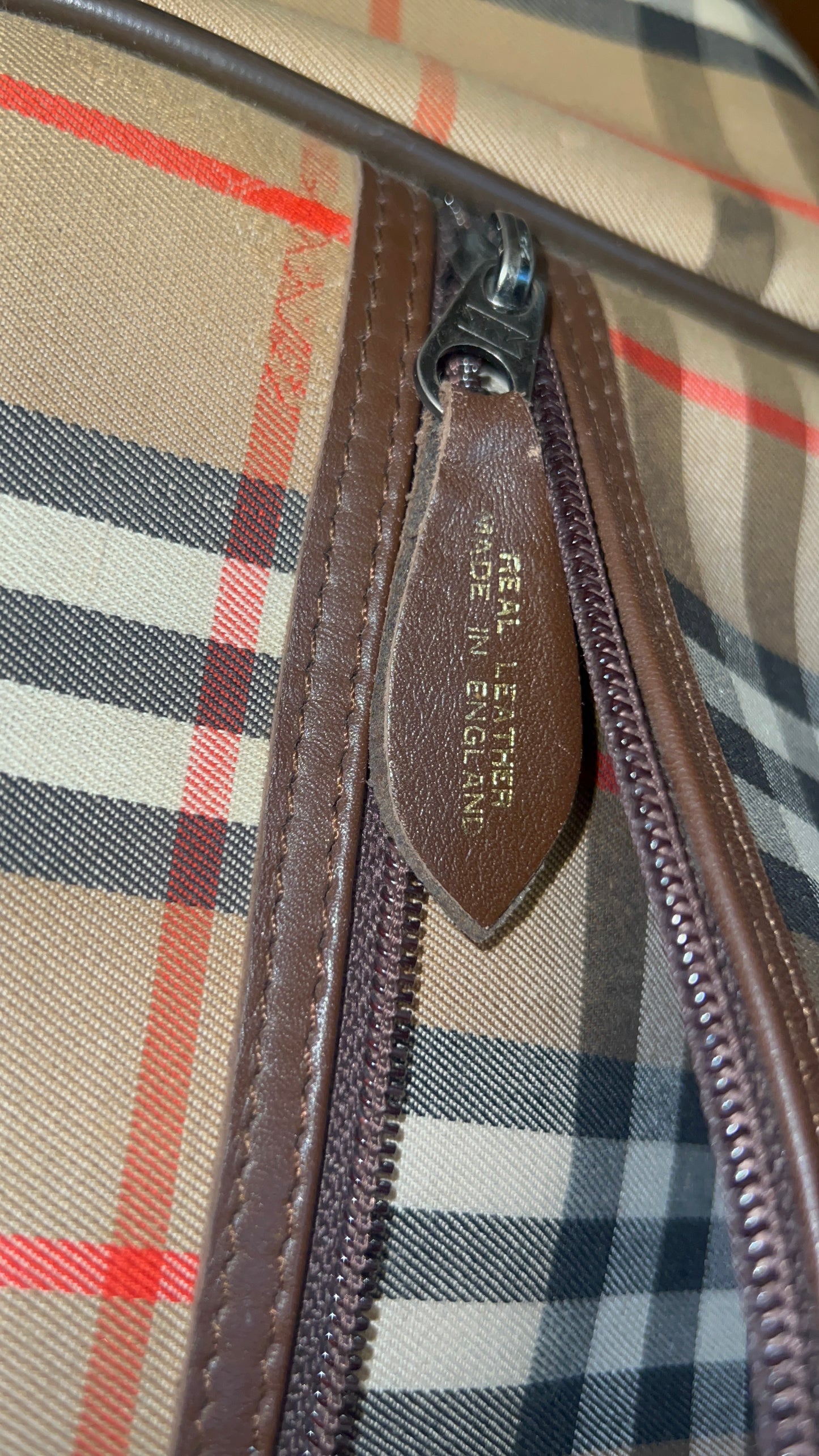 Burberry Nova Check Duffle