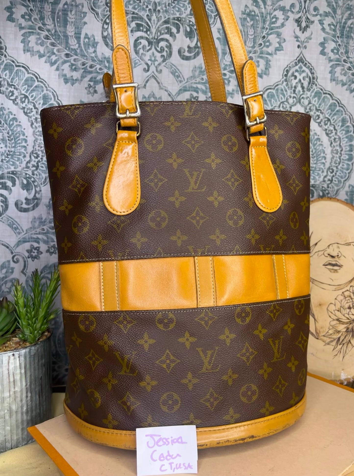 Louis Vuitton French Company Bucket GM