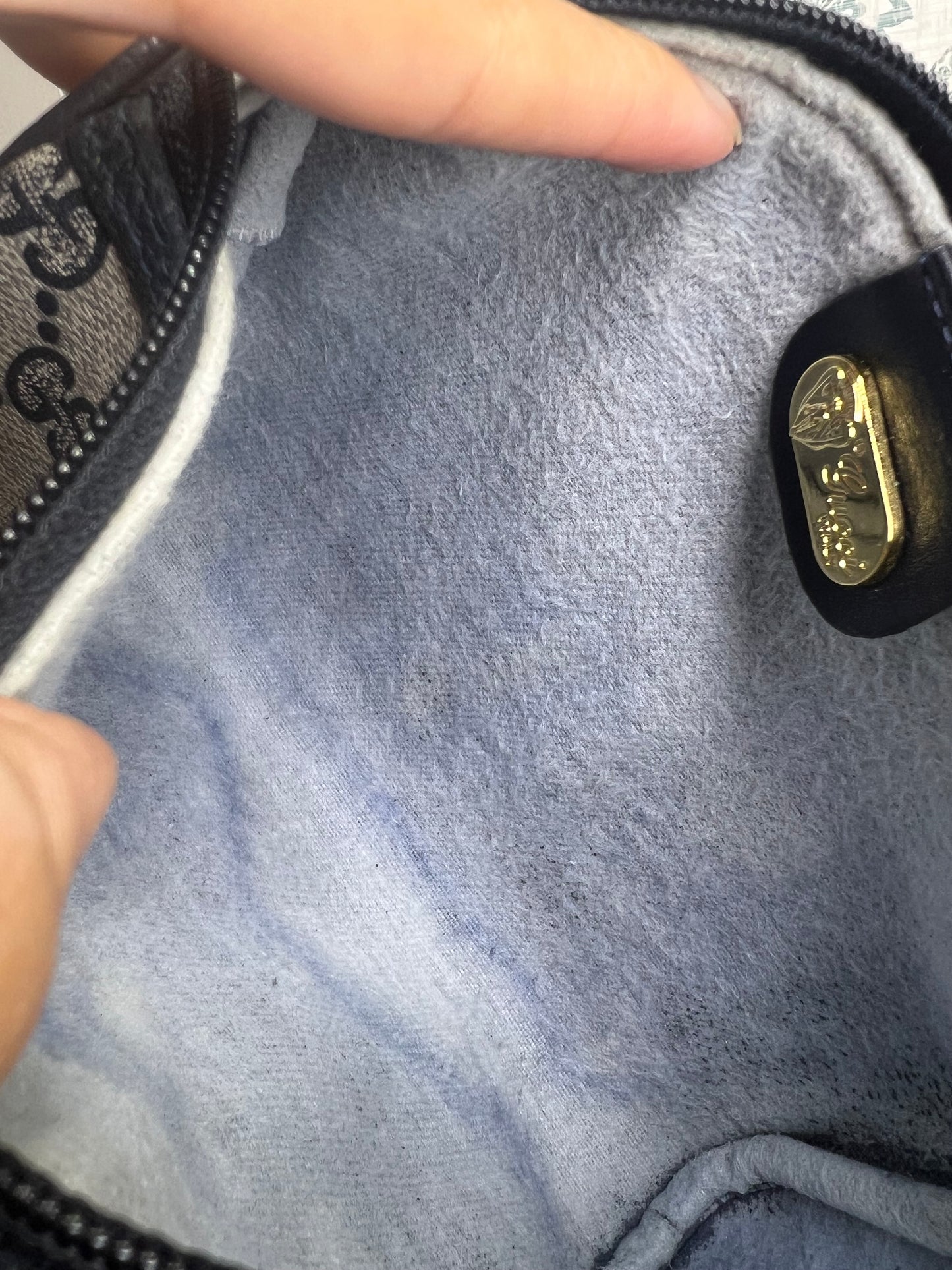 Gucci Navy Vintage Clutch