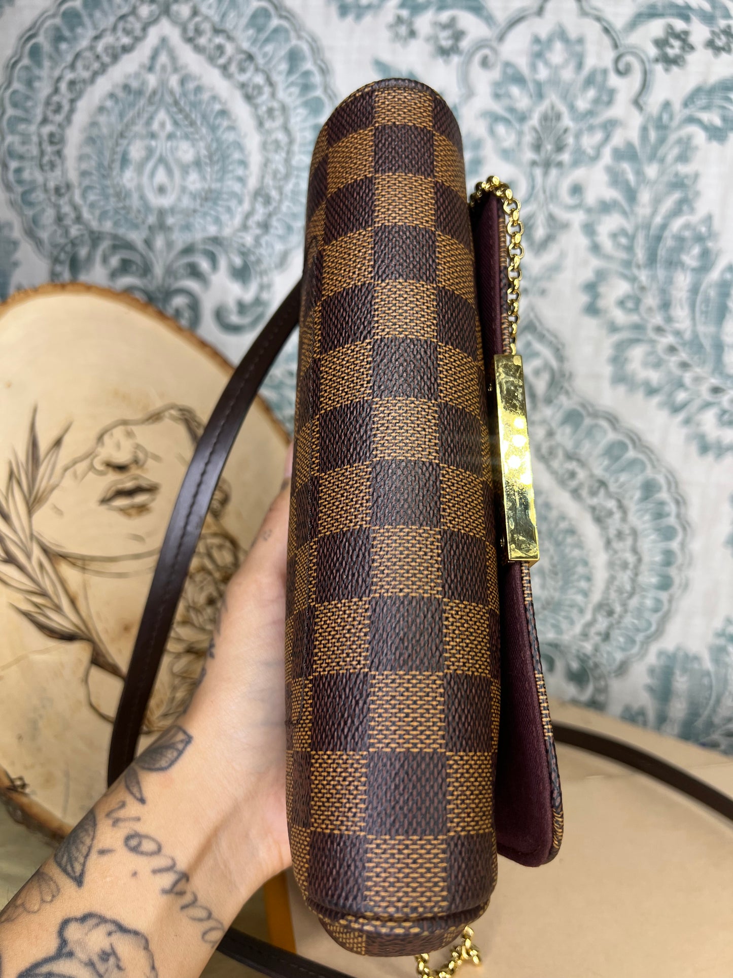 Damier Ebene Favorite PM