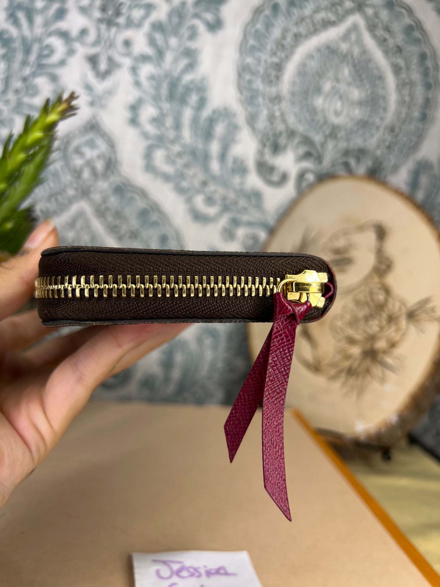 Louis Vuitton Fuschia Clemence Wallet