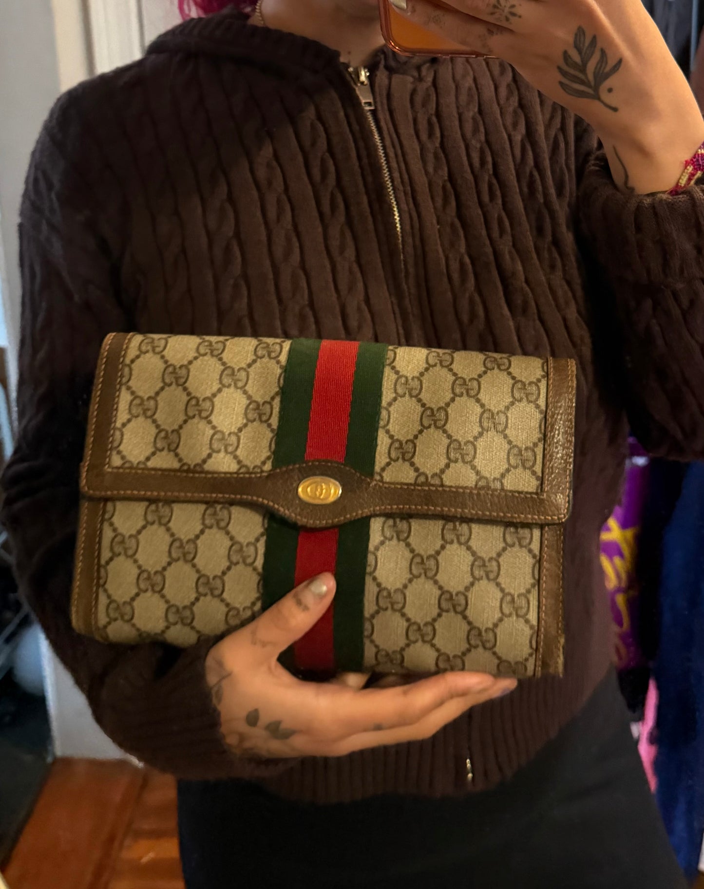 Gucci Sherry Line Clutch