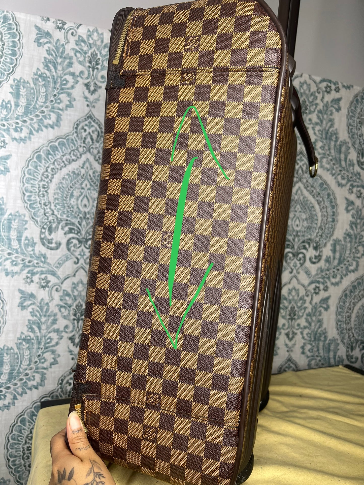 Pegase 55 Damier Ebene Suit Case