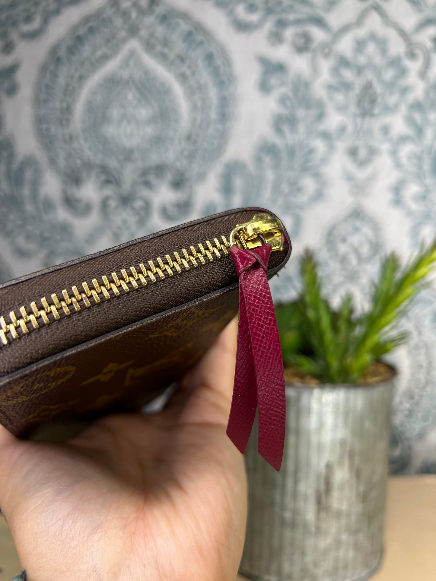 Louis Vuitton Fuschia Clemence Wallet