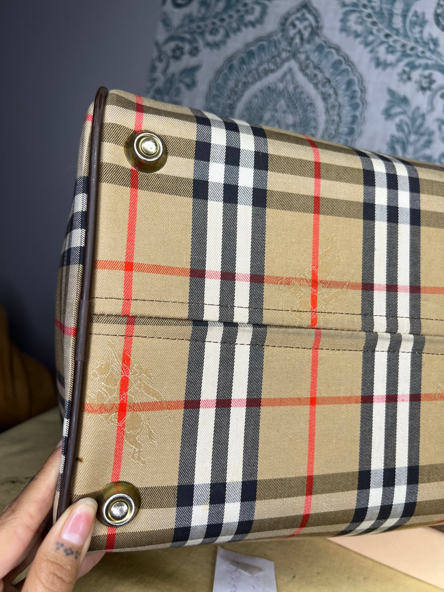 Burberry Nova Check Duffle