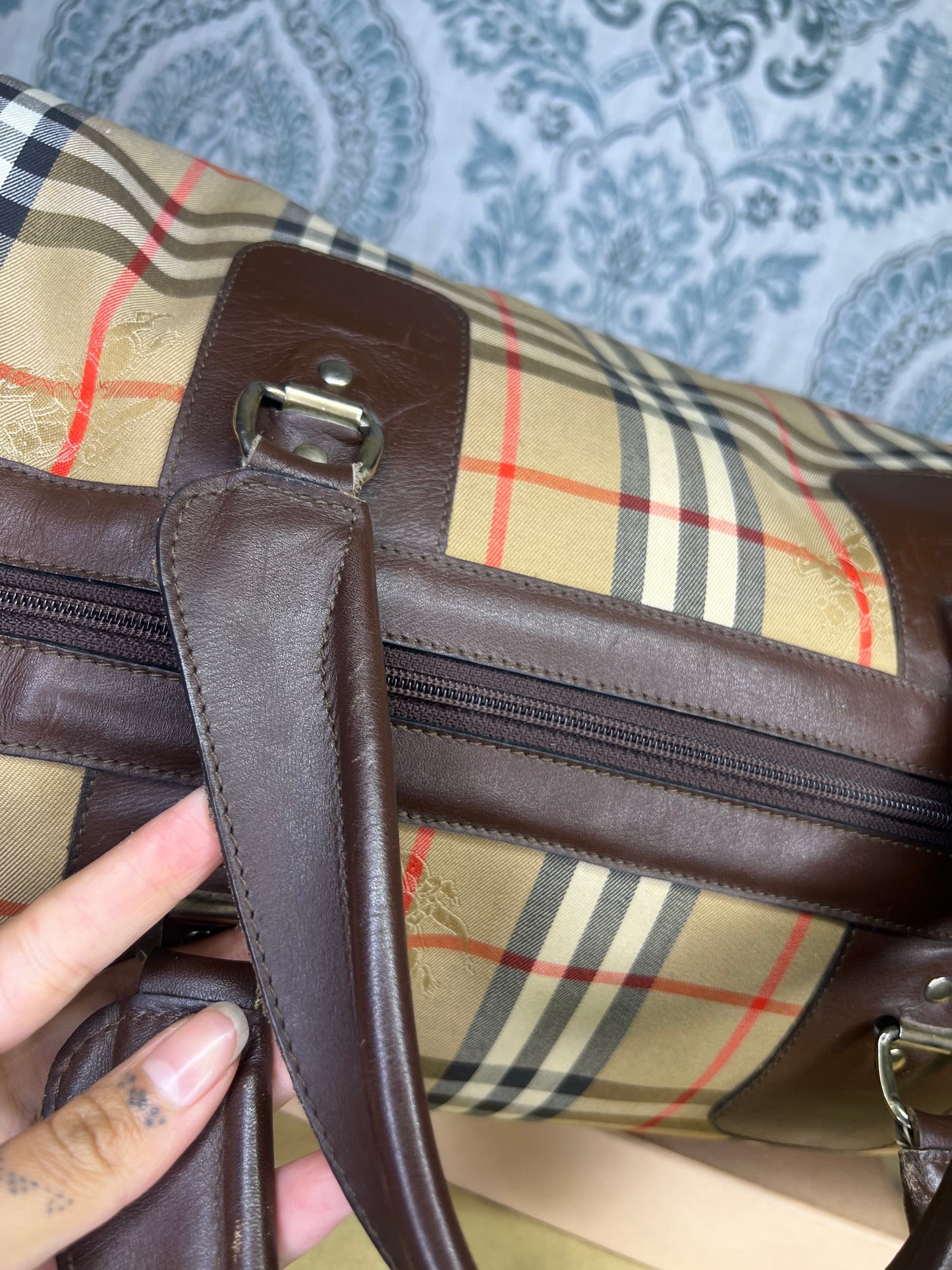Burberry Nova Check Duffle