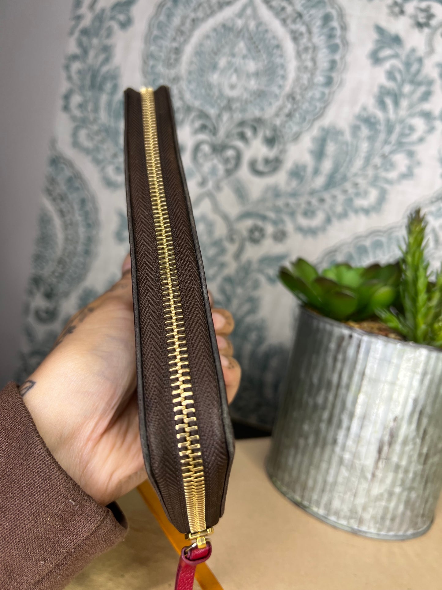 Louis Vuitton Clemence Wallet Fuschia