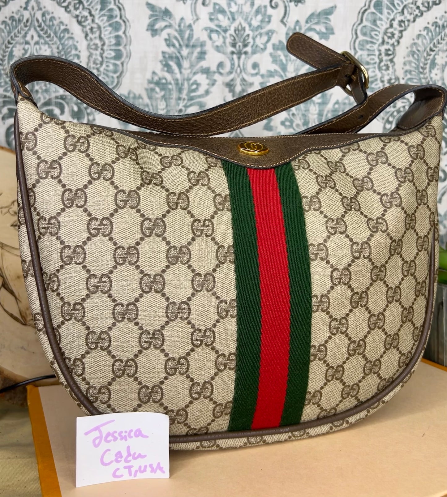 Gucci Vintage Sherry Line Ophidia Bag