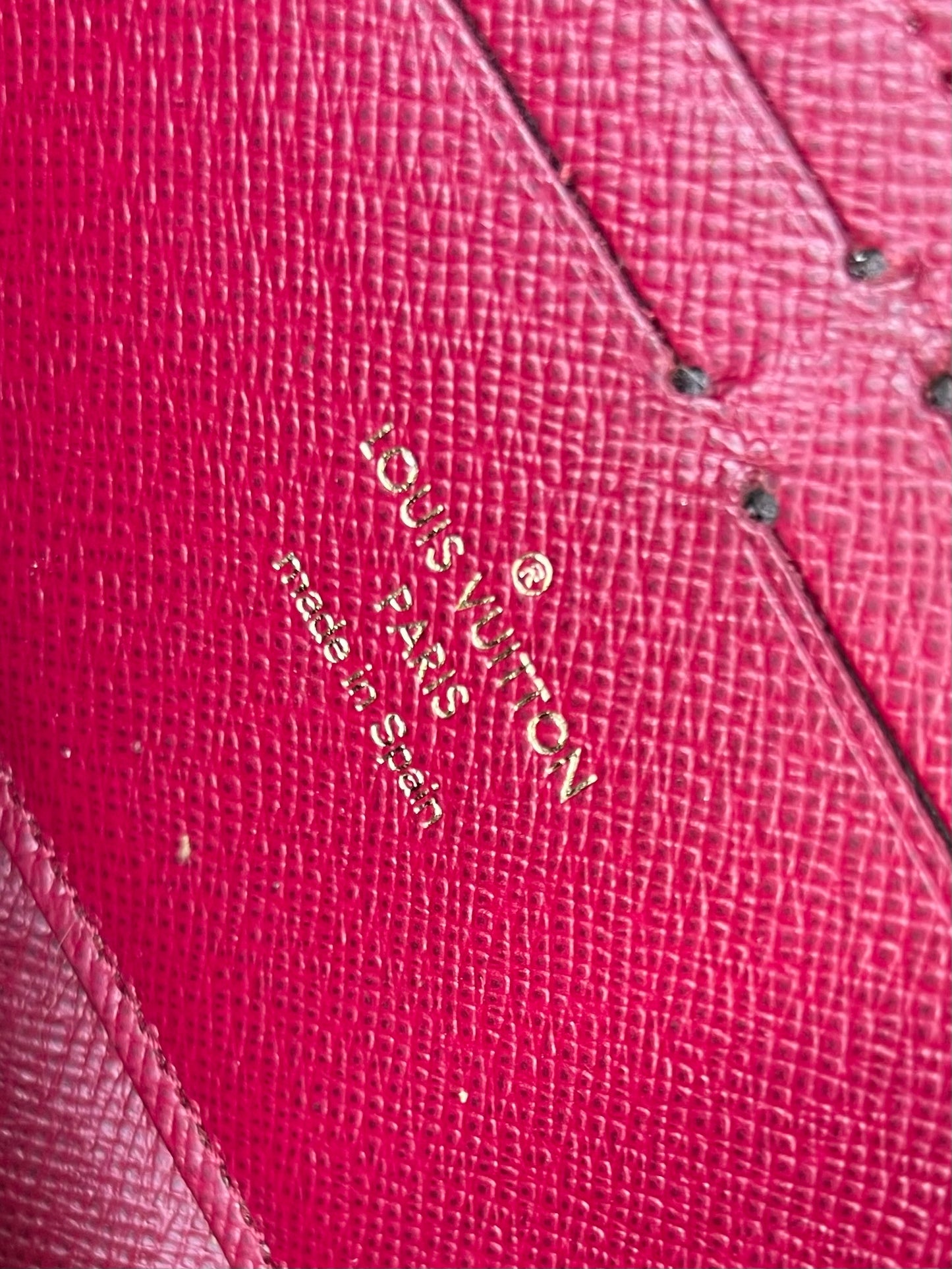 Louis Vuitton Clemence Wallet Fuschia