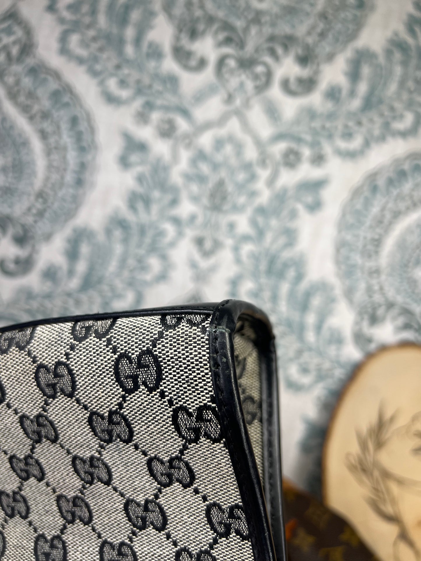 Gucci Jackie Navy Blue Handbag