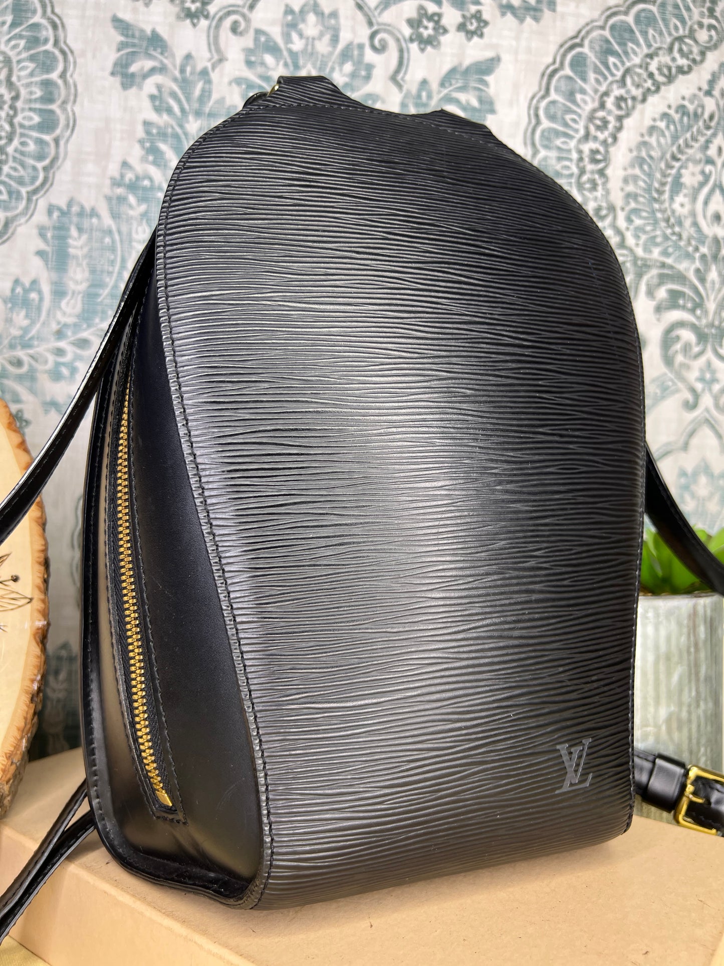 Louis Vuitton Epi Black Mabillon
