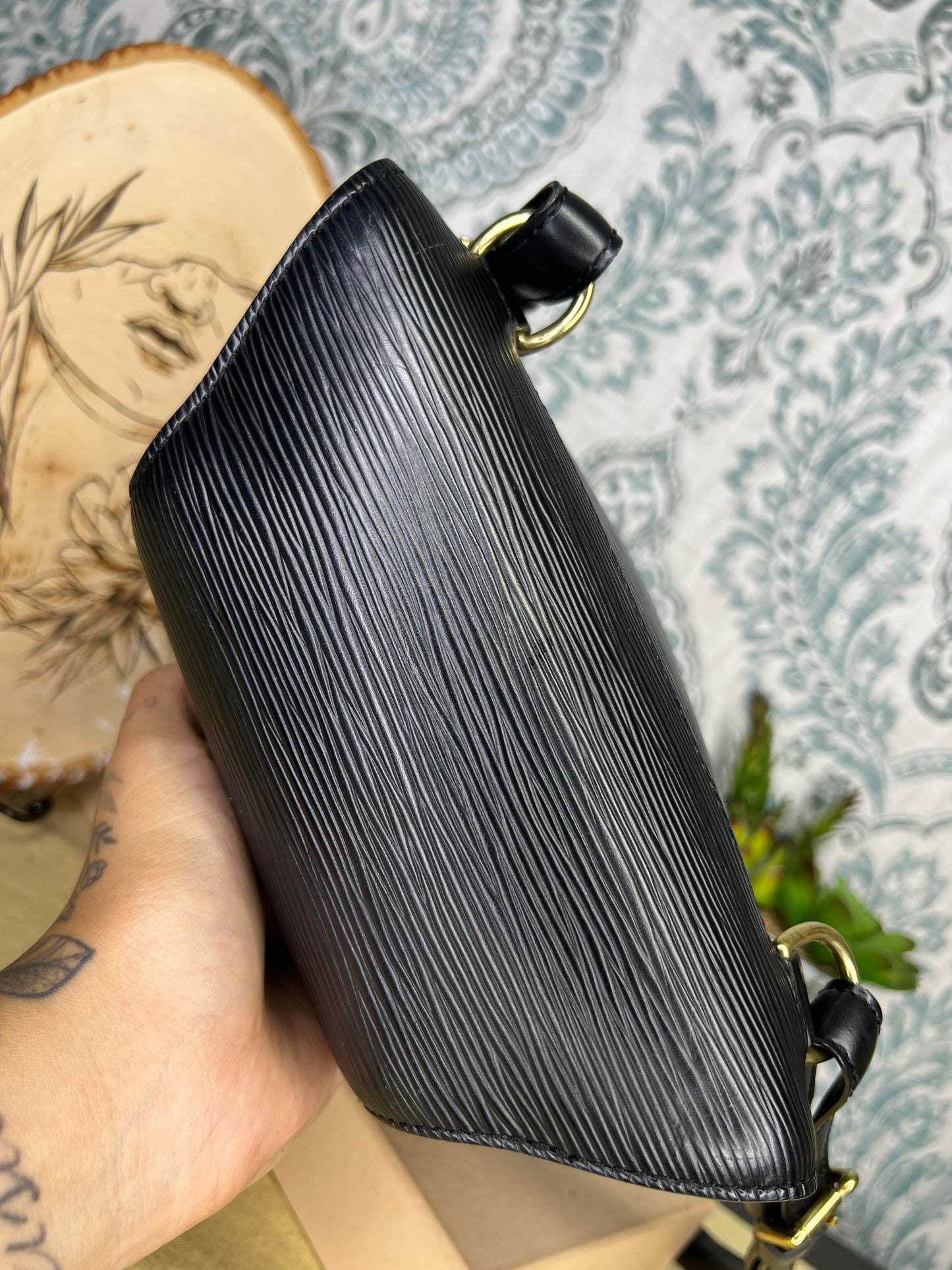 Louis Vuitton Epi Black Mabillon