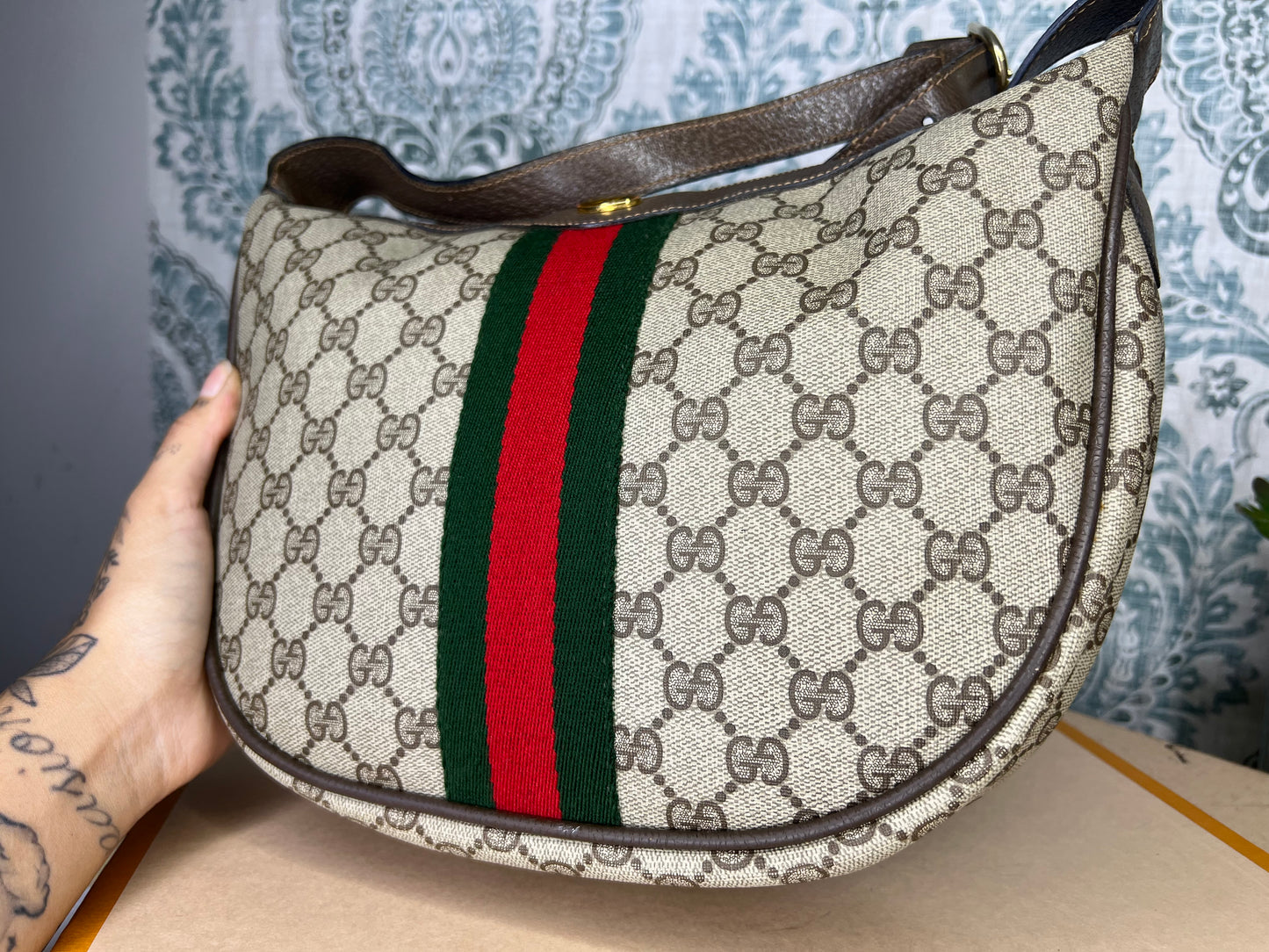 Gucci Vintage Sherry Line Ophidia Bag
