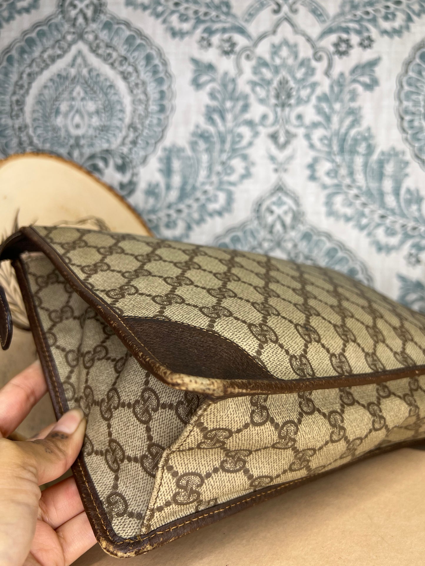 Gucci Vintage Brown Clutch