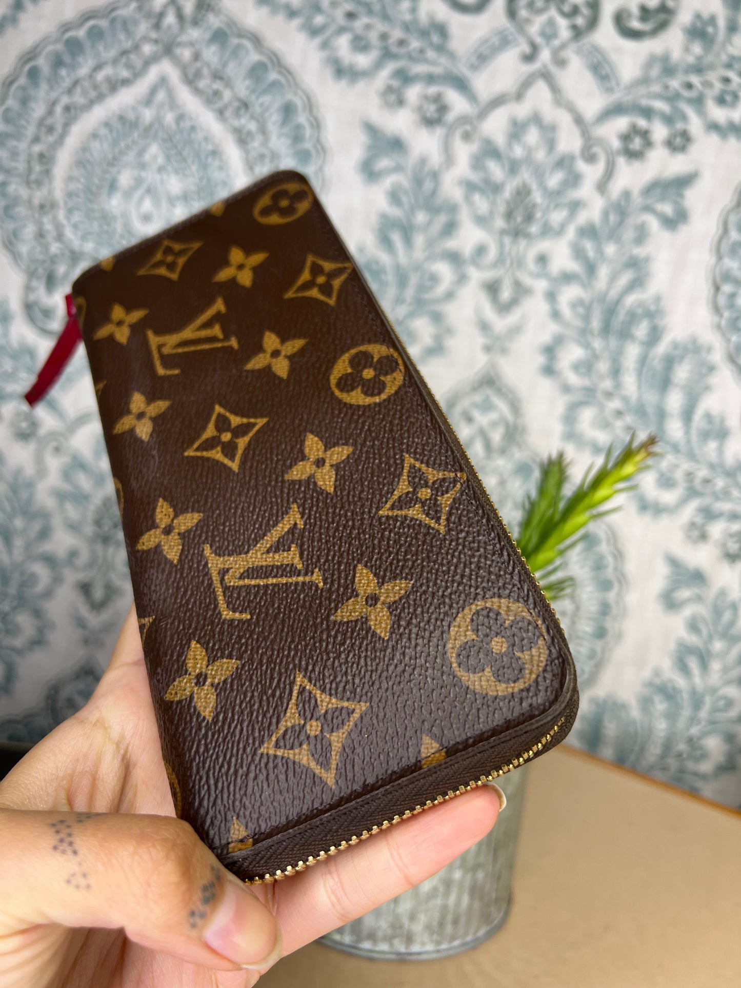 Louis Vuitton Clemence Wallet Fuschia