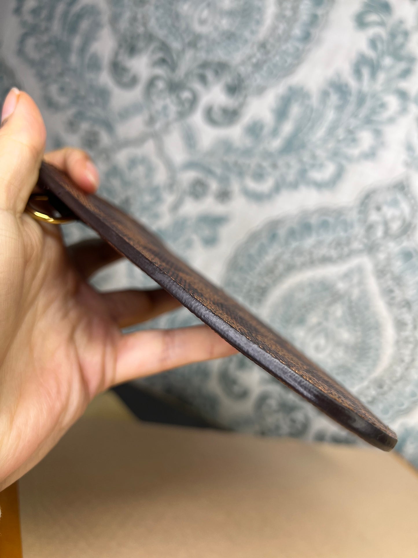 Louis Vuitton Neverfull Pochette Pouch Damier Ebene
