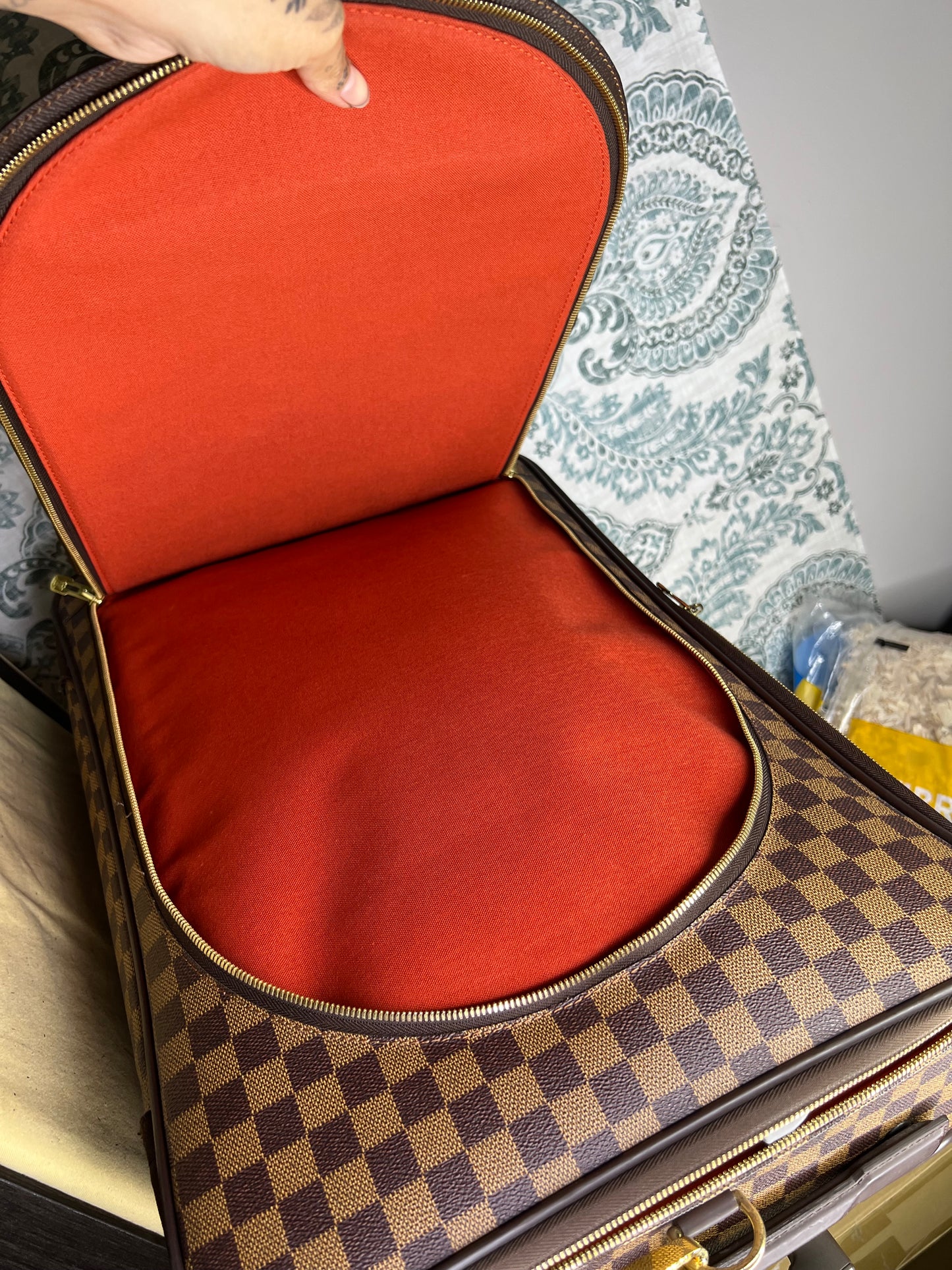 Pegase 55 Damier Ebene Suit Case