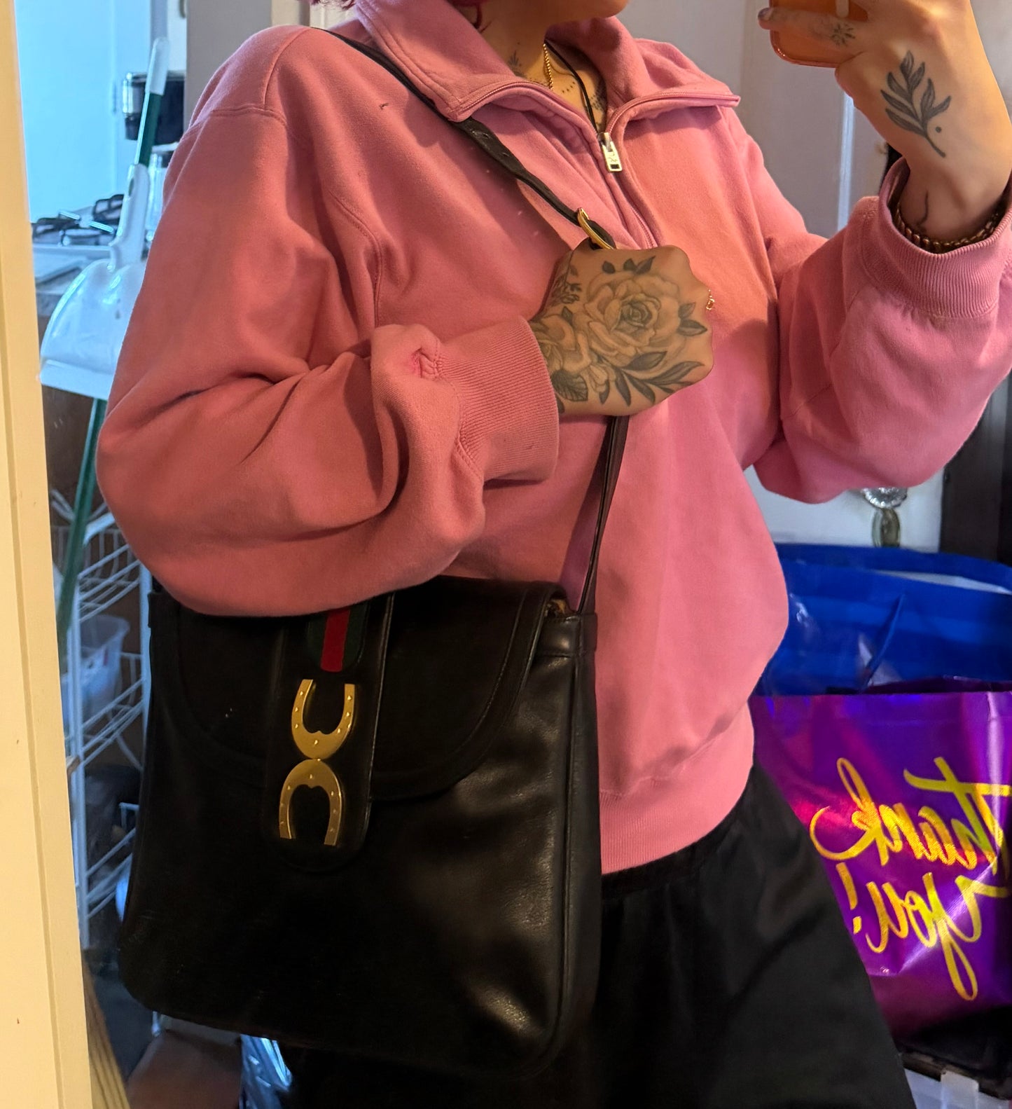 Gucci Vintage Sherry Line Shoulder Bag