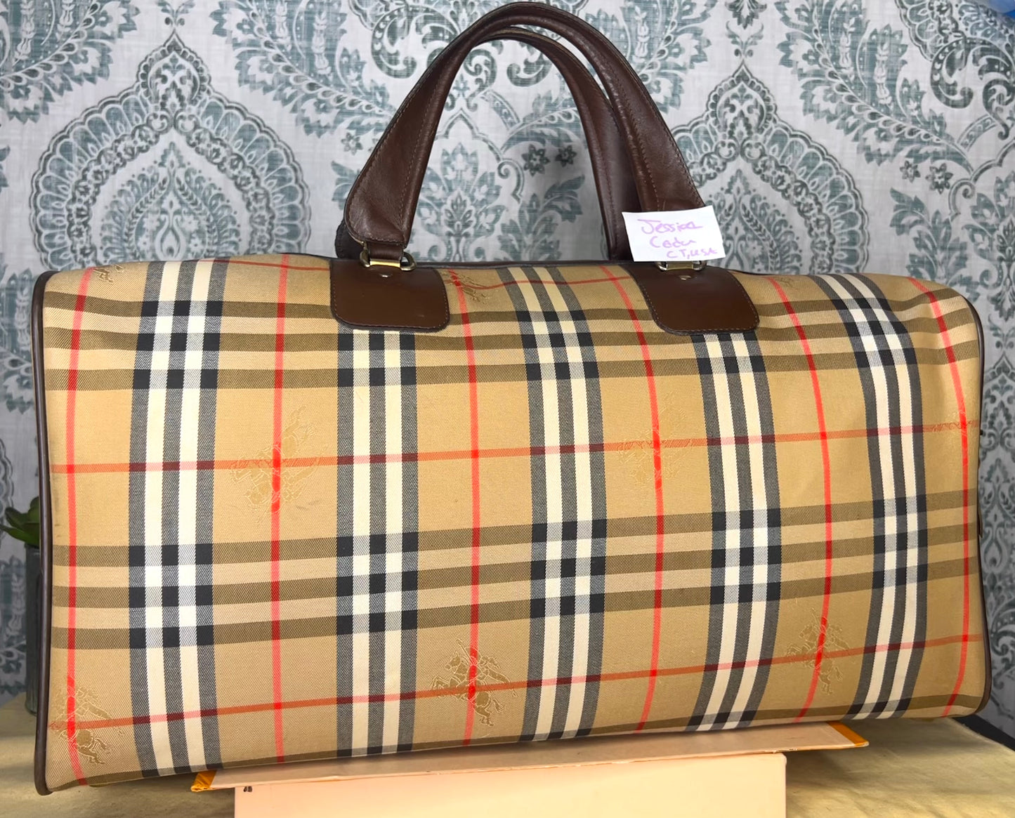 Burberry Nova Check Duffle
