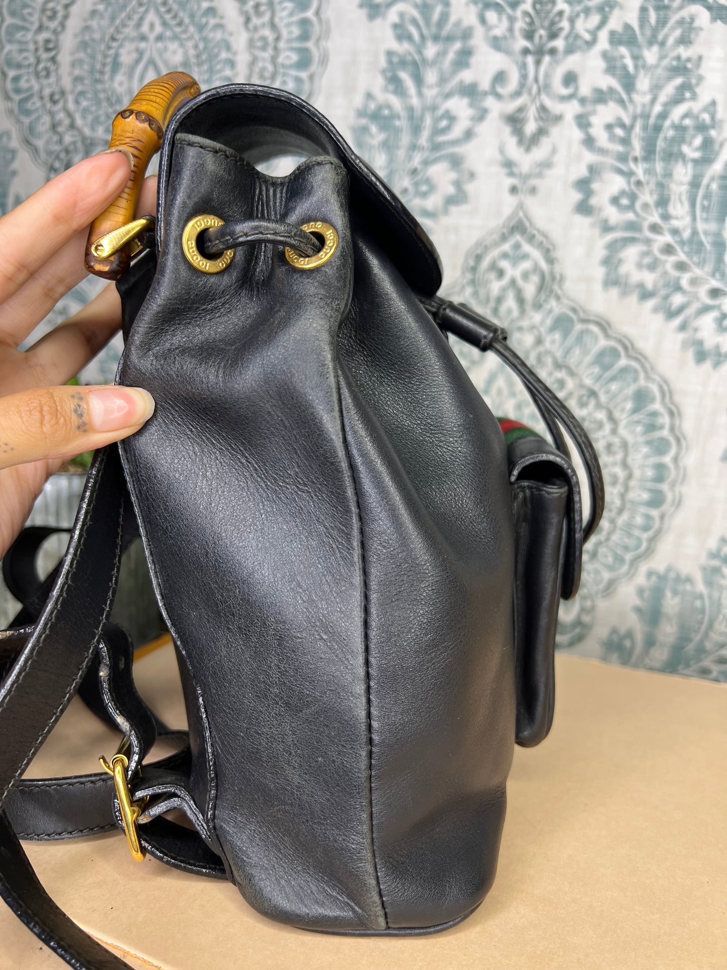 Gucci Bamboo Mini Backpack