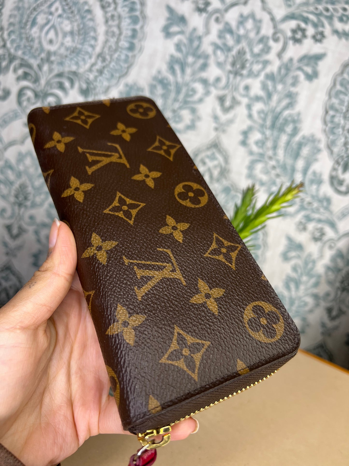 Louis Vuitton Clemence Wallet Fuschia