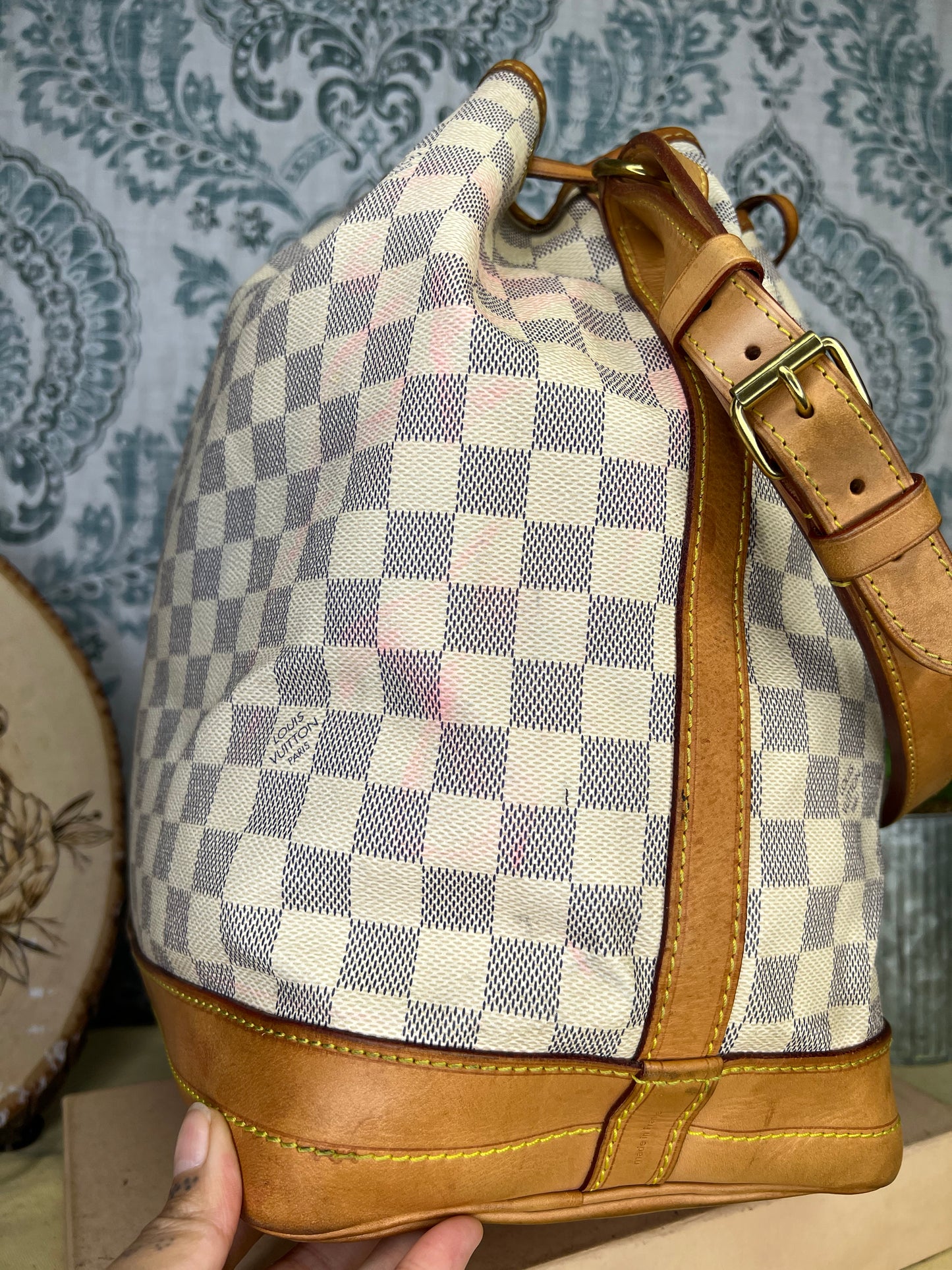 Damier Azur Noe GM