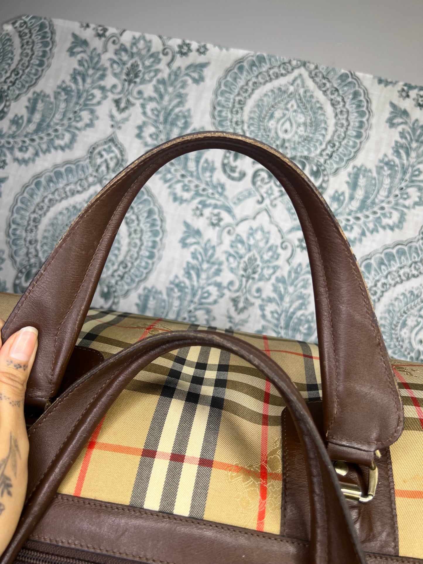 Burberry Nova Check Duffle