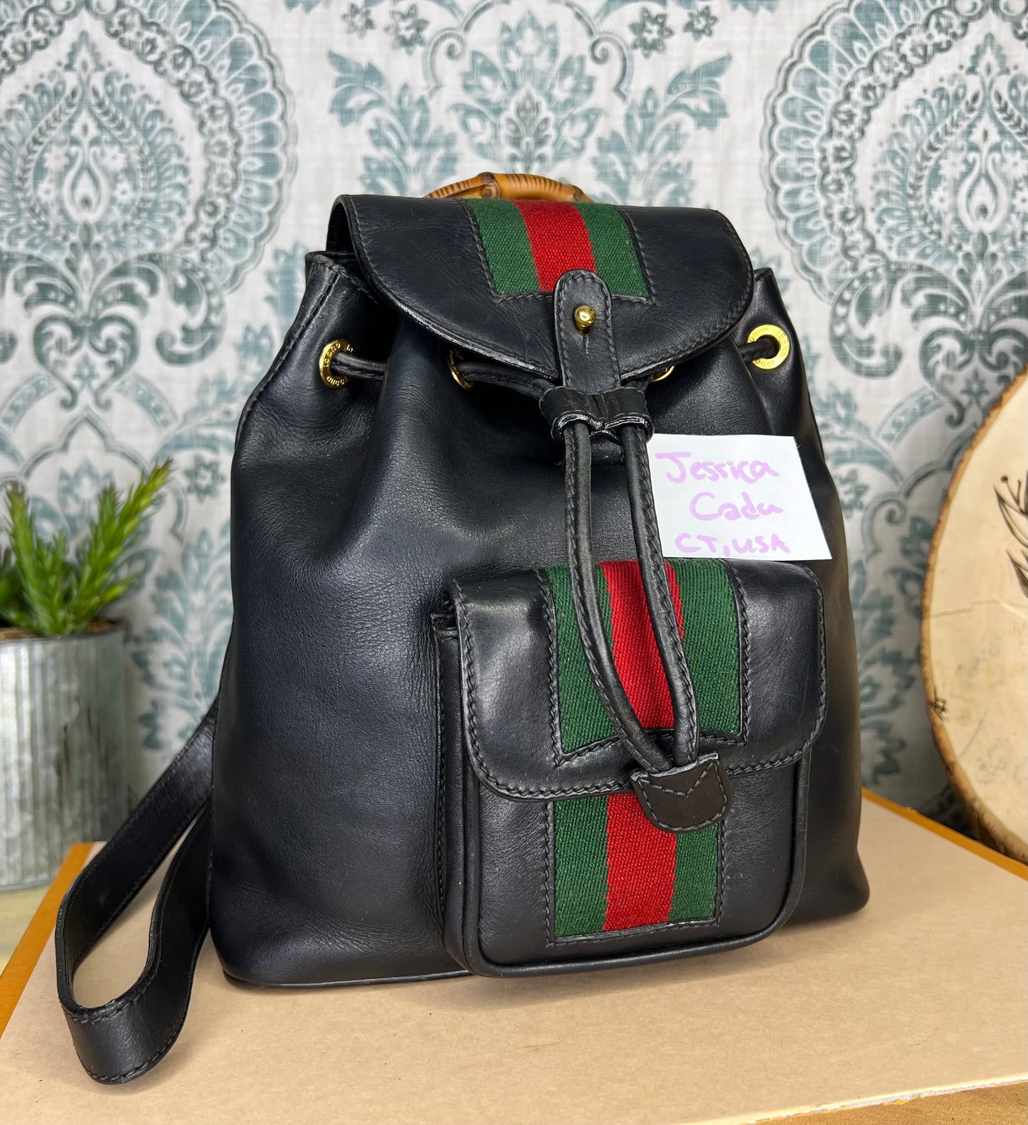 Gucci Bamboo Mini Backpack
