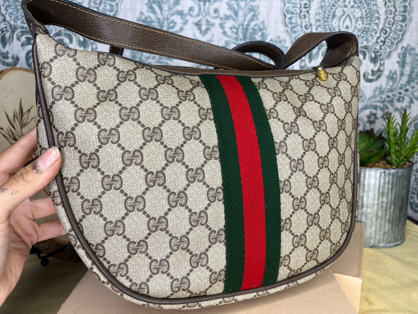 Gucci Vintage Sherry Line Ophidia Bag