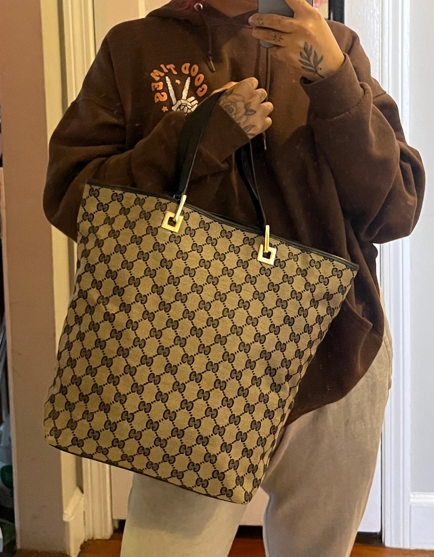 Gucci Canvas Tote