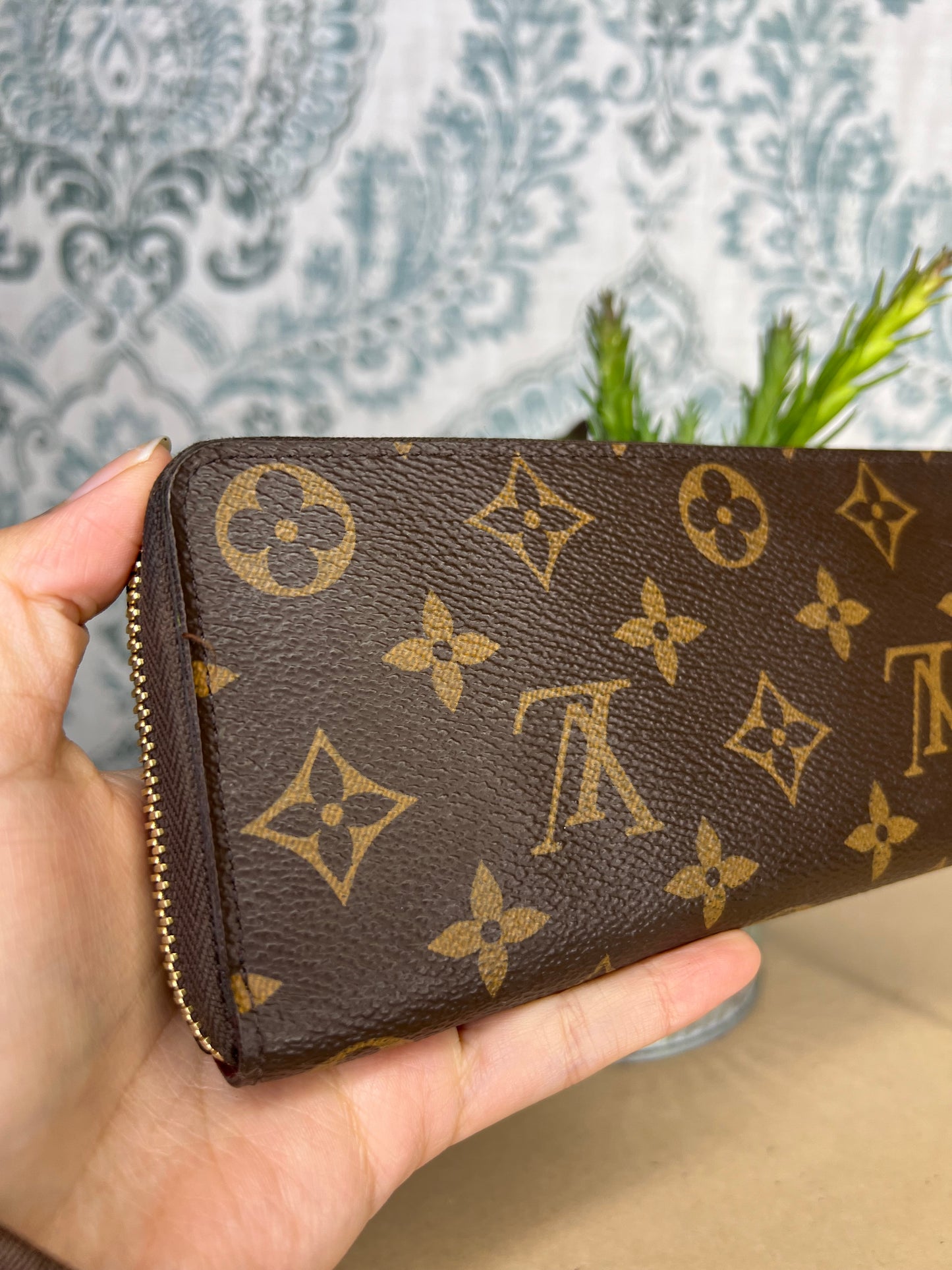Louis Vuitton Clemence Wallet Fuschia