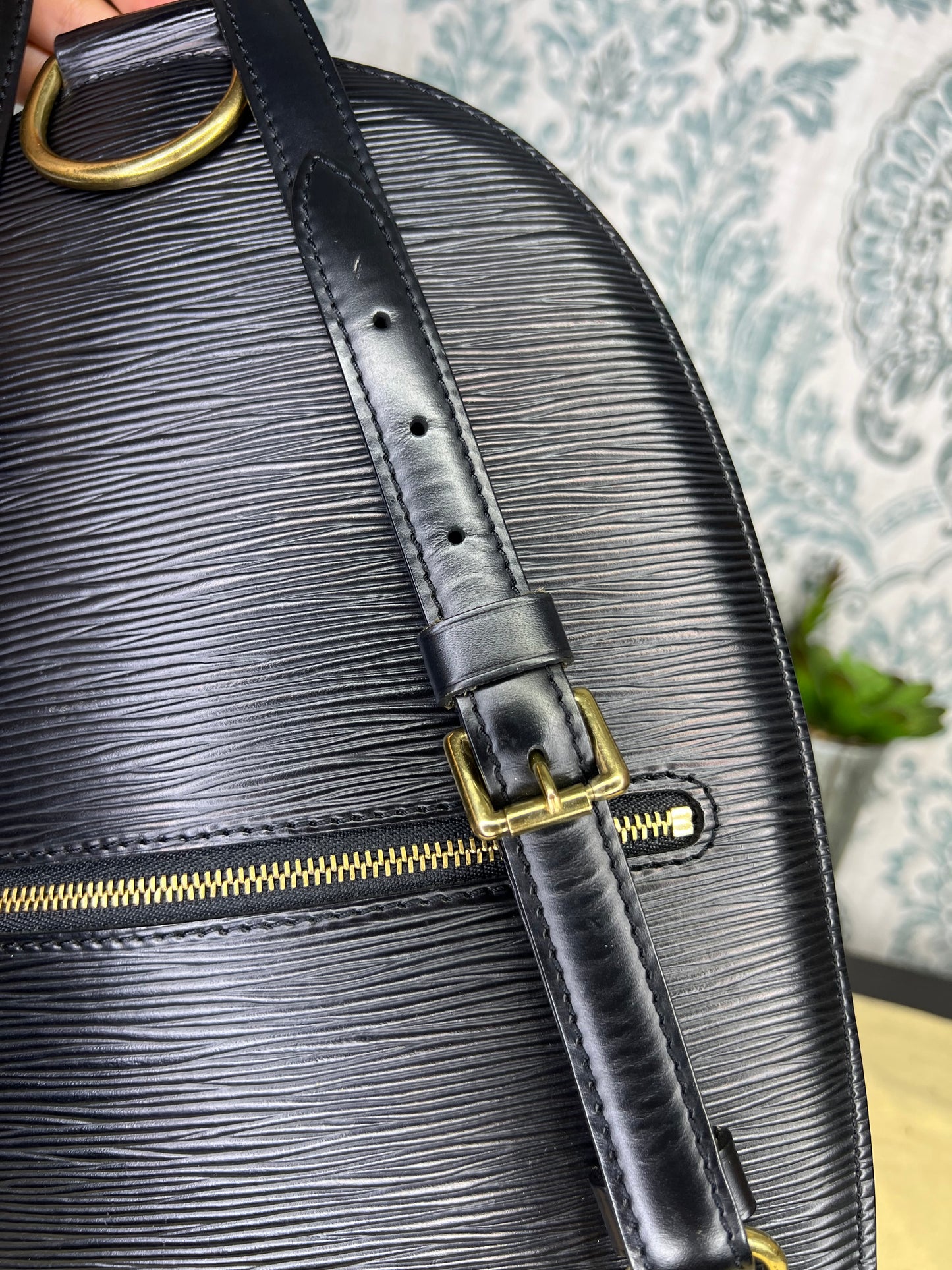 Louis Vuitton Epi Black Mabillon