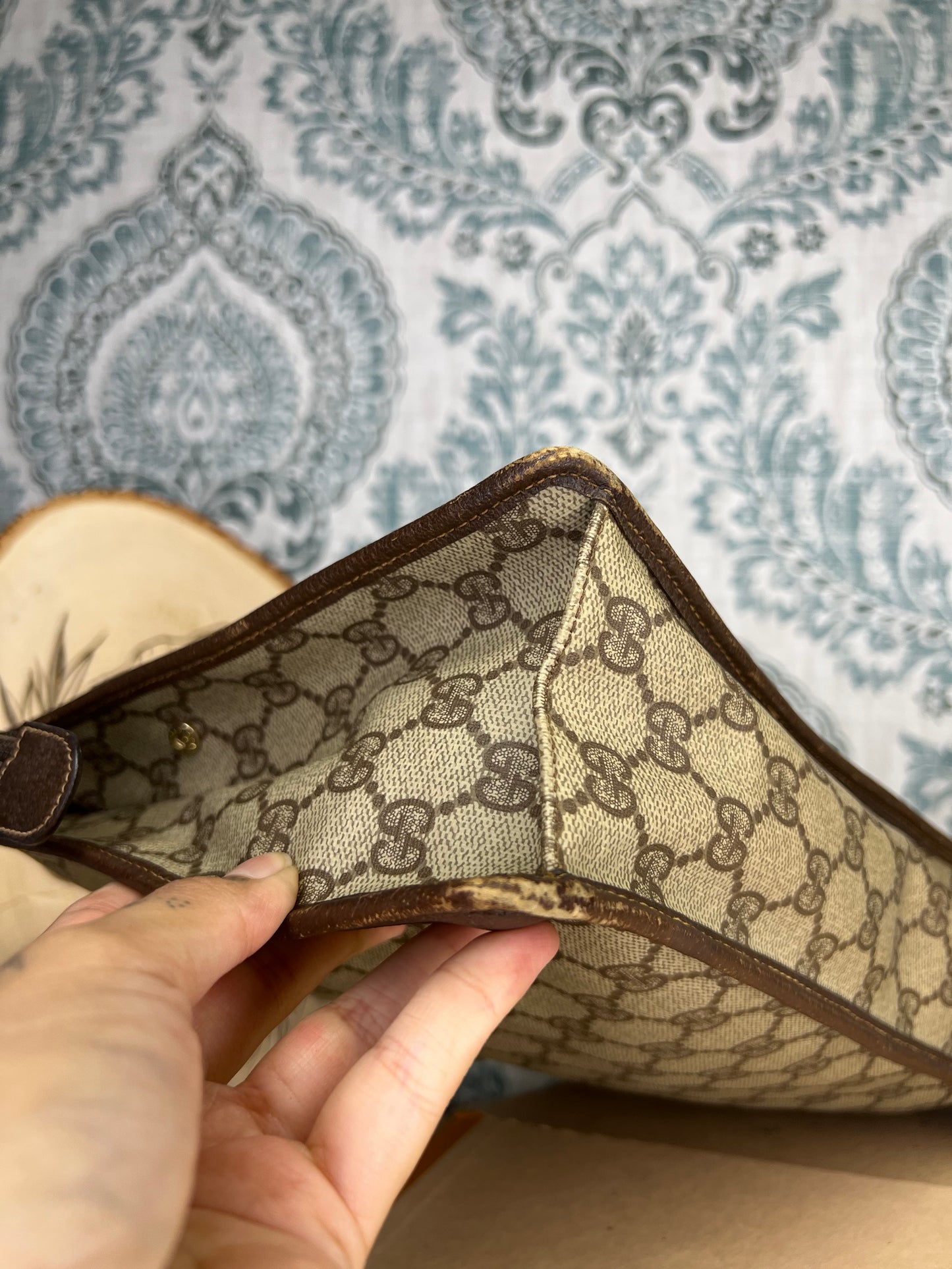 Gucci Vintage Brown Clutch