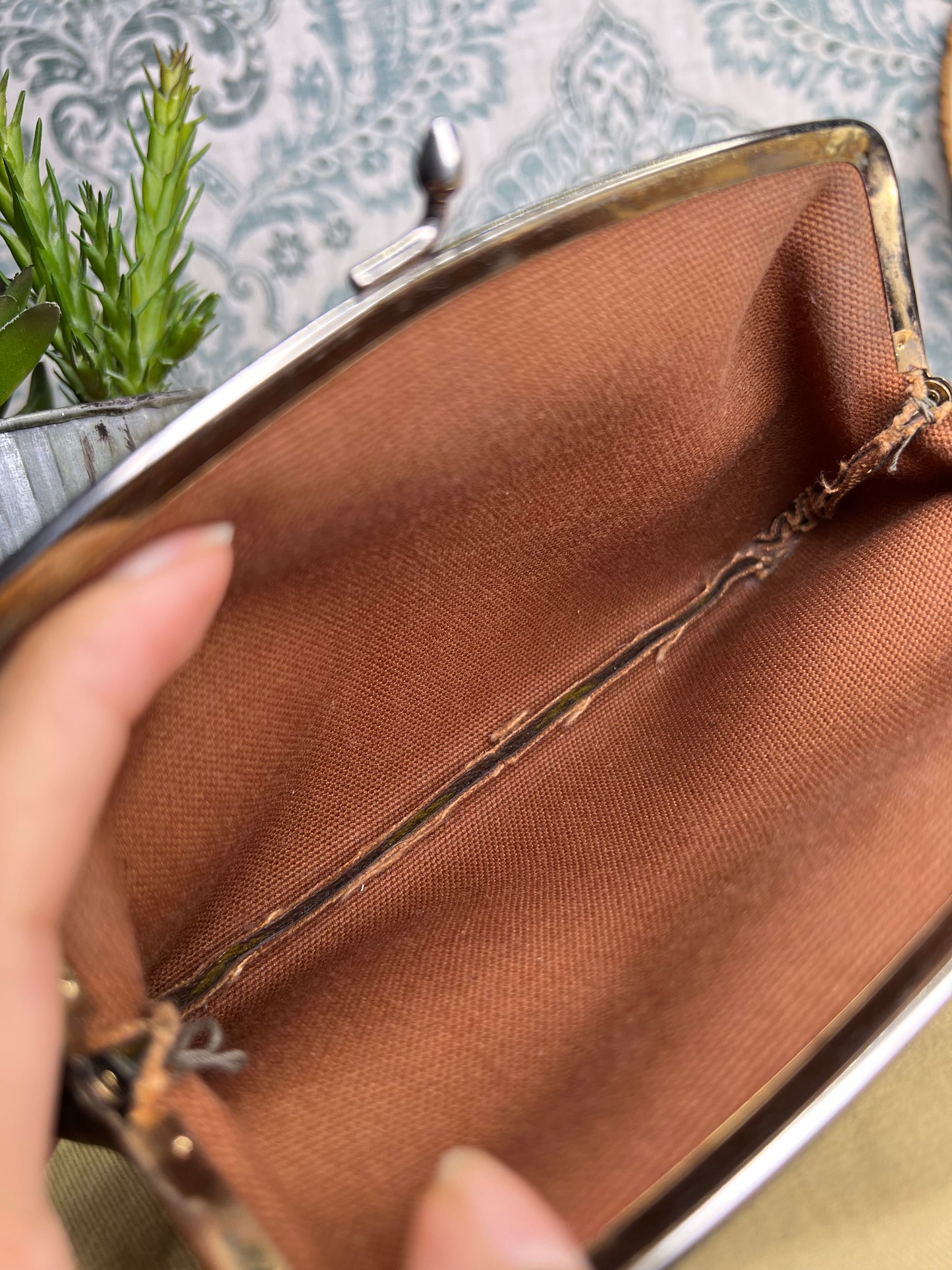 Louis Vuitton French Company Kisslock Pouch