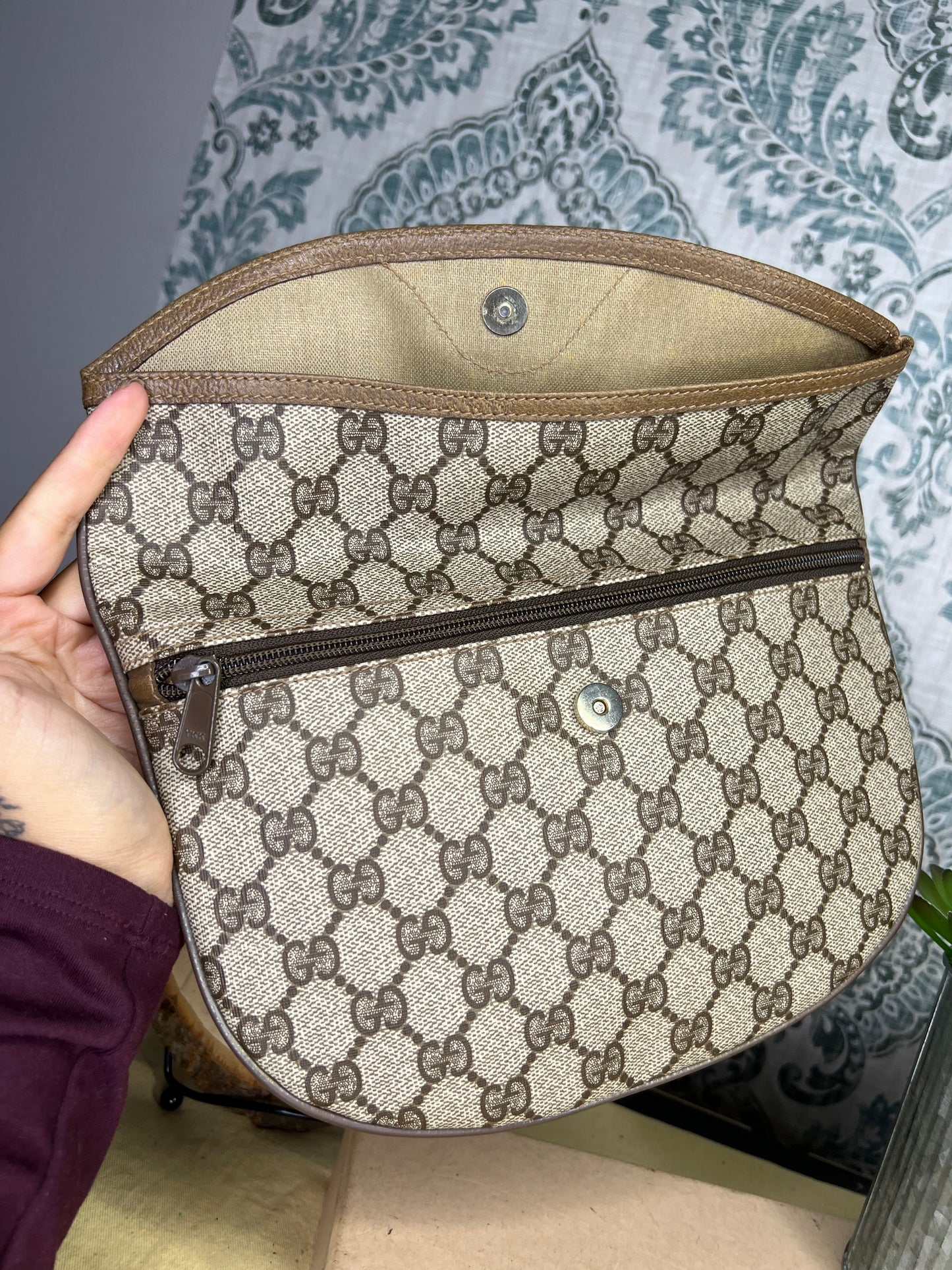 Gucci Canvas Clutch